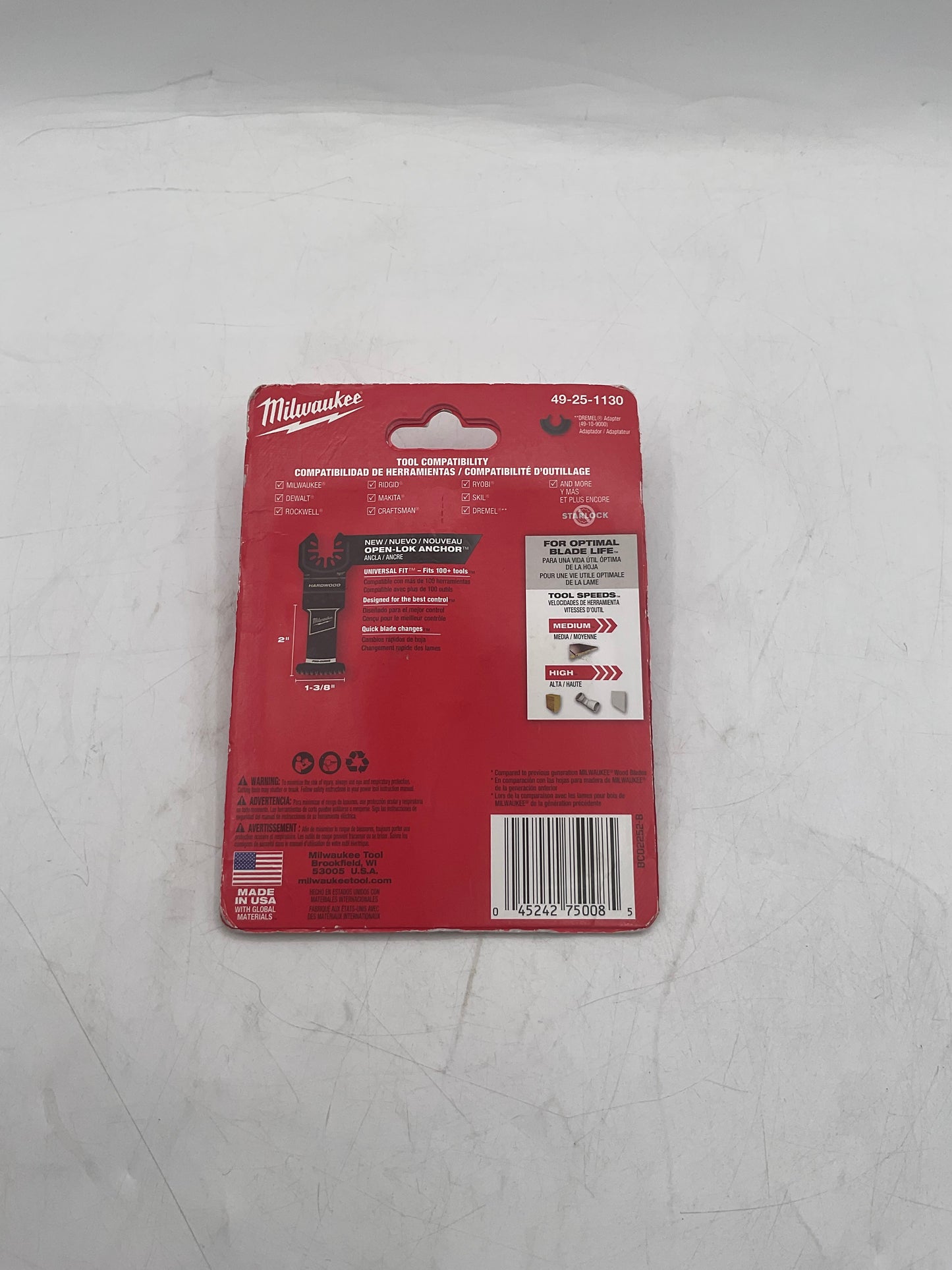 Milwaukee Japanese Tooth Blades Power Tool Black