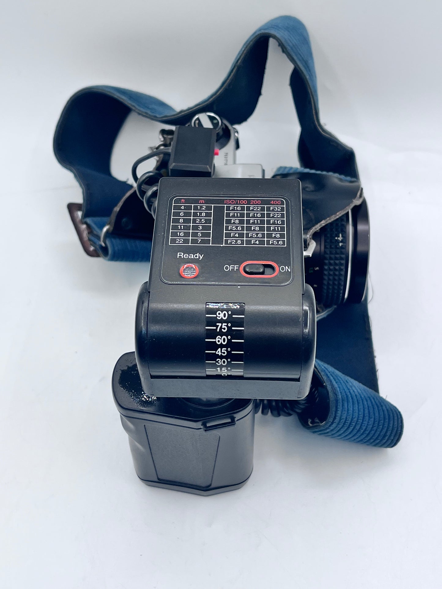 Asahi Pentax K1000 35mm Film Camera with Hanimex Lens and Flash Bundle