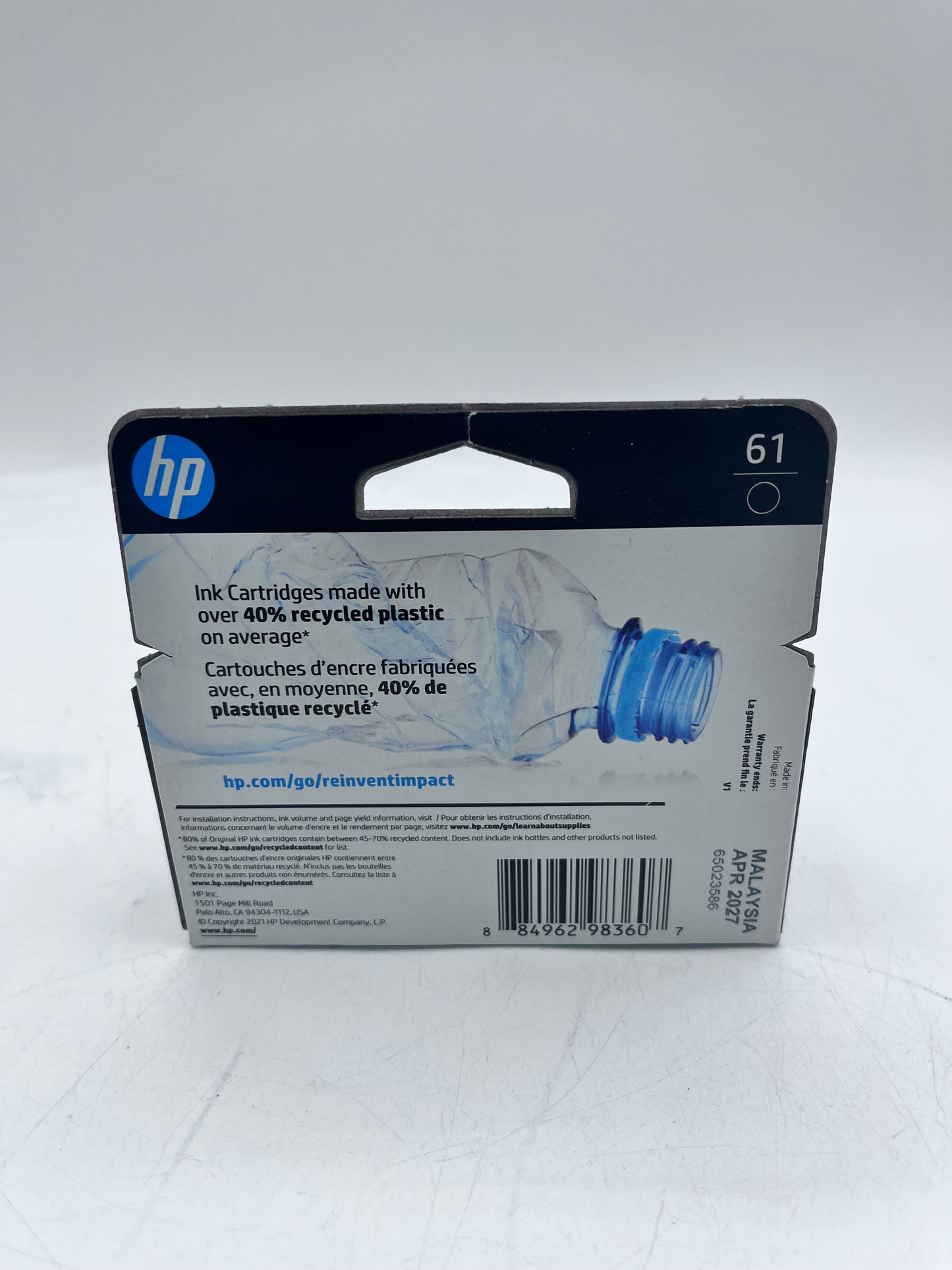 HP 61 Black Ink Cartridge