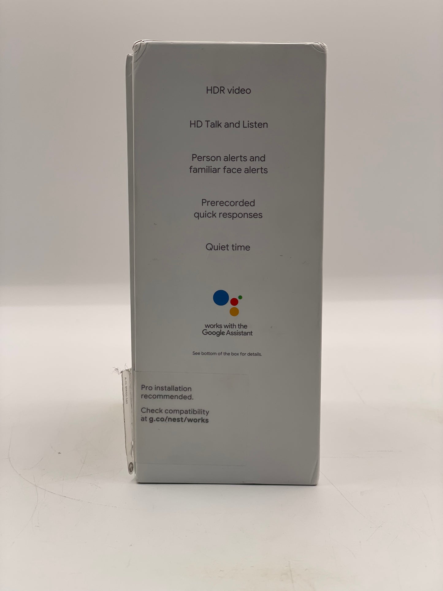 Google Nest Hello Smart Wi-Fi Video Doorbell (NC5100US) Used with Box Good Condition