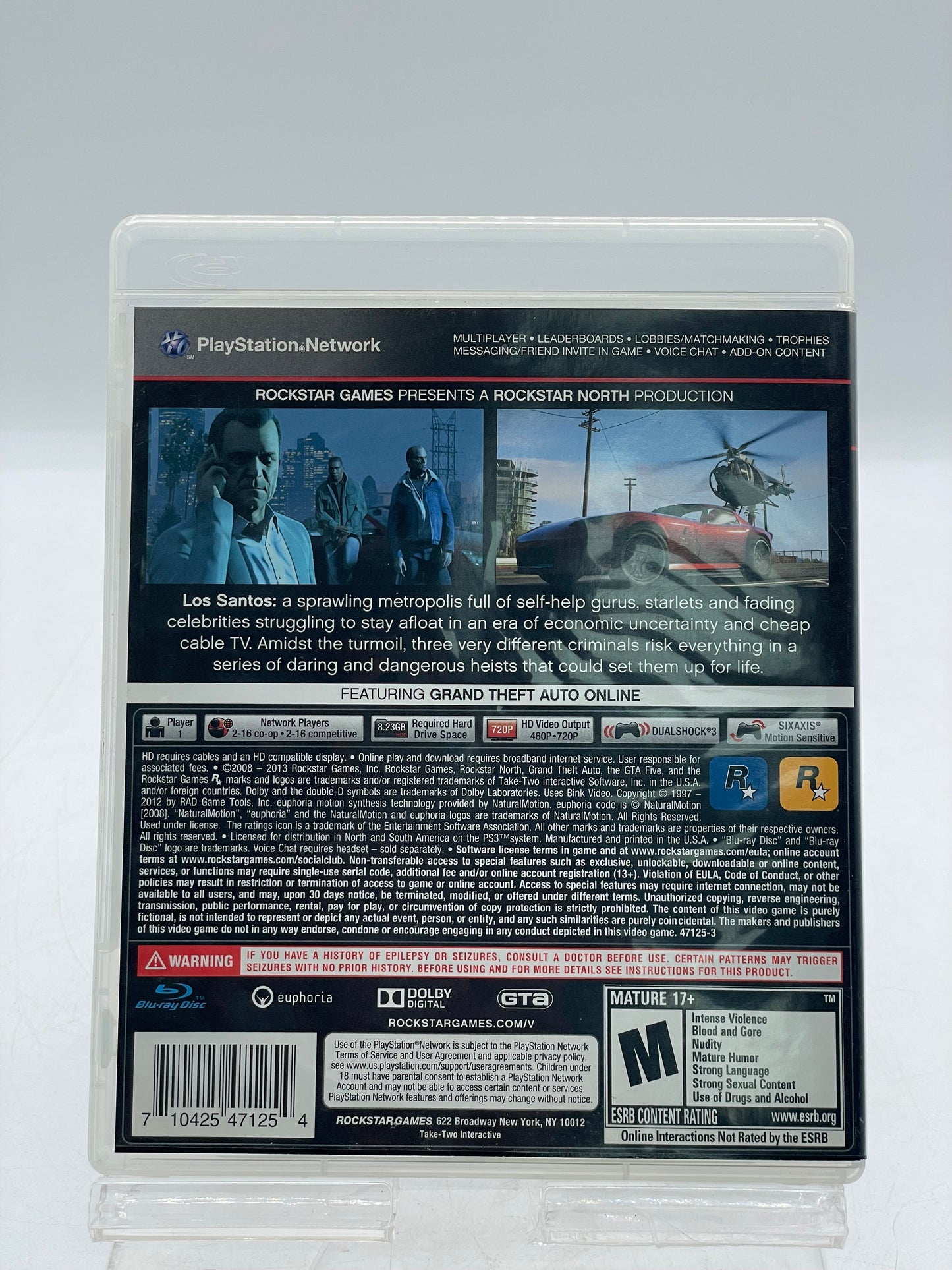 Grand Theft Auto V - Sony PlayStation 3 PS3 Video Game CIB
