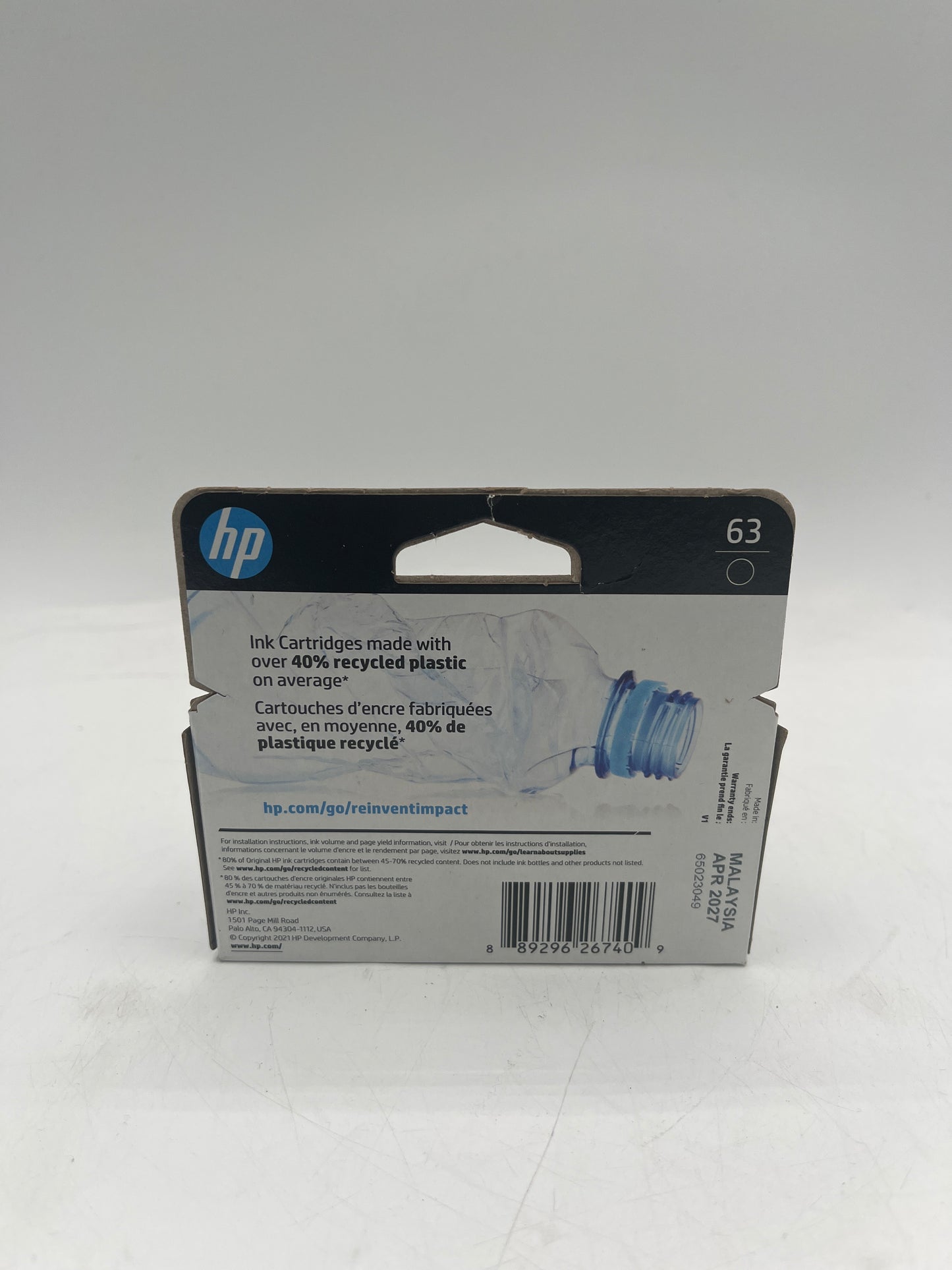 HP 63 Black Ink Cartridge