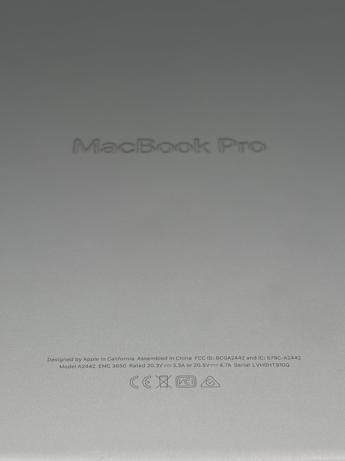 2021 Apple MacBook Pro 14" A2442 M1 Pro 32GB 512GB Space Gray