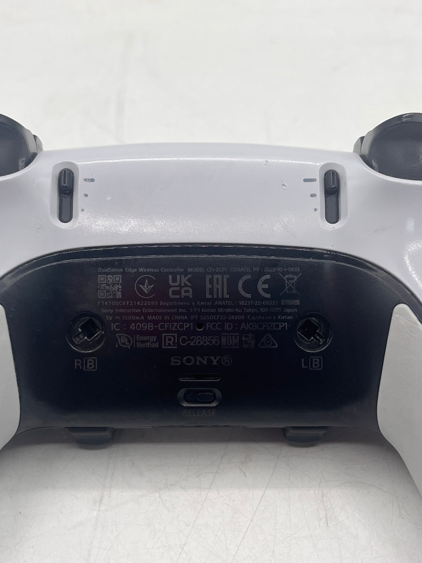 Sony PS5 CFI-ZCP1 DualSense Edge Wireless Controller - White