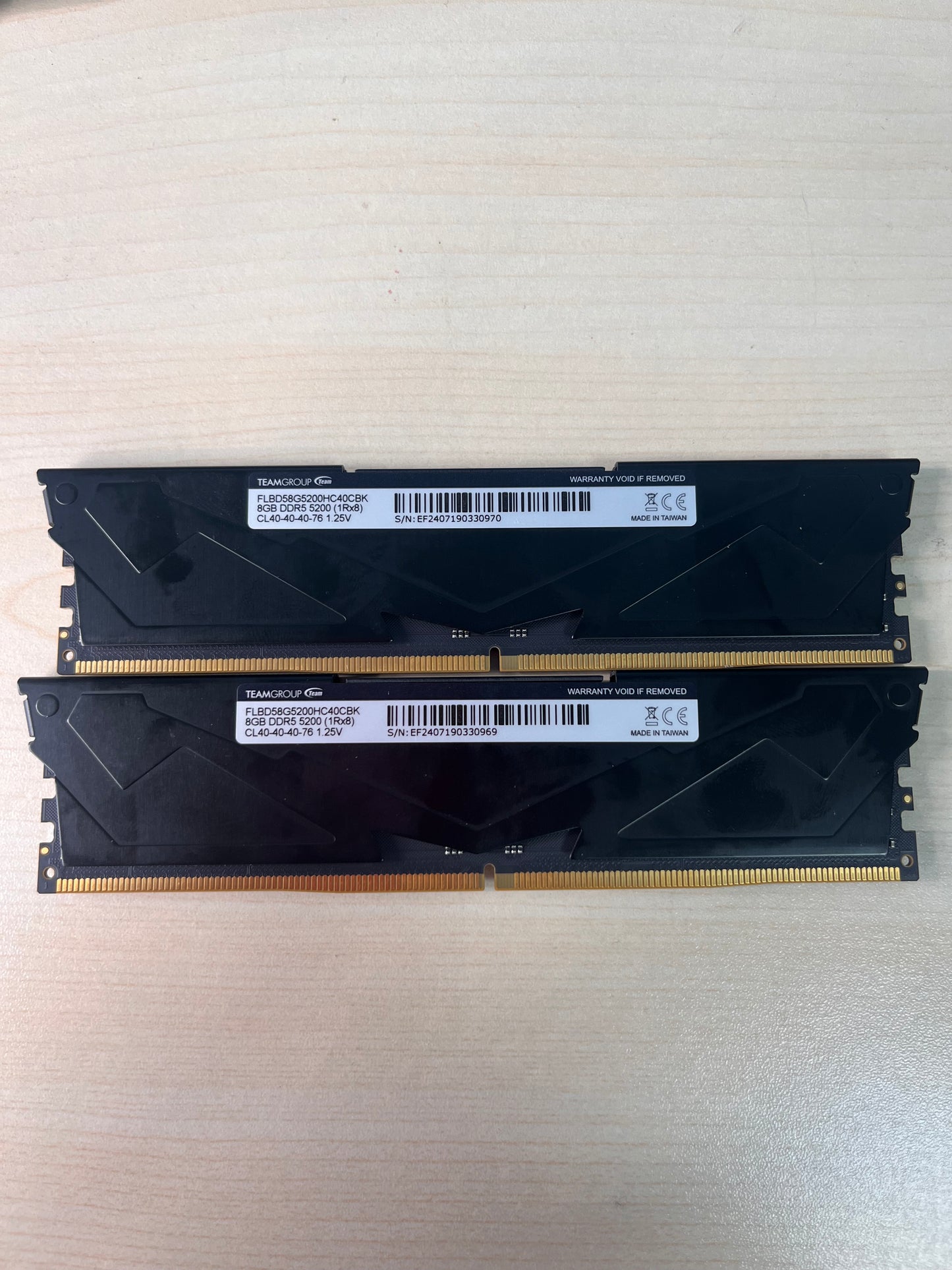 T-FORCE VULCAN DDR5 Computer Parts - Black