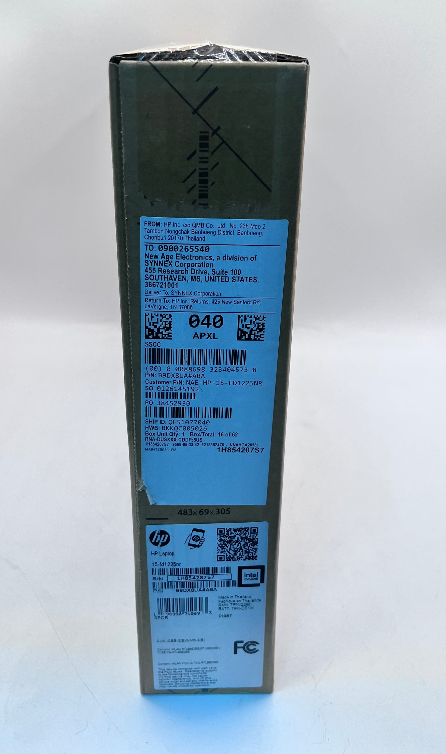 HP 15-fd1225nr 15.6" FHD Touch Intel Core 3 100U 12GB 512GB SEALED! Free Shipping