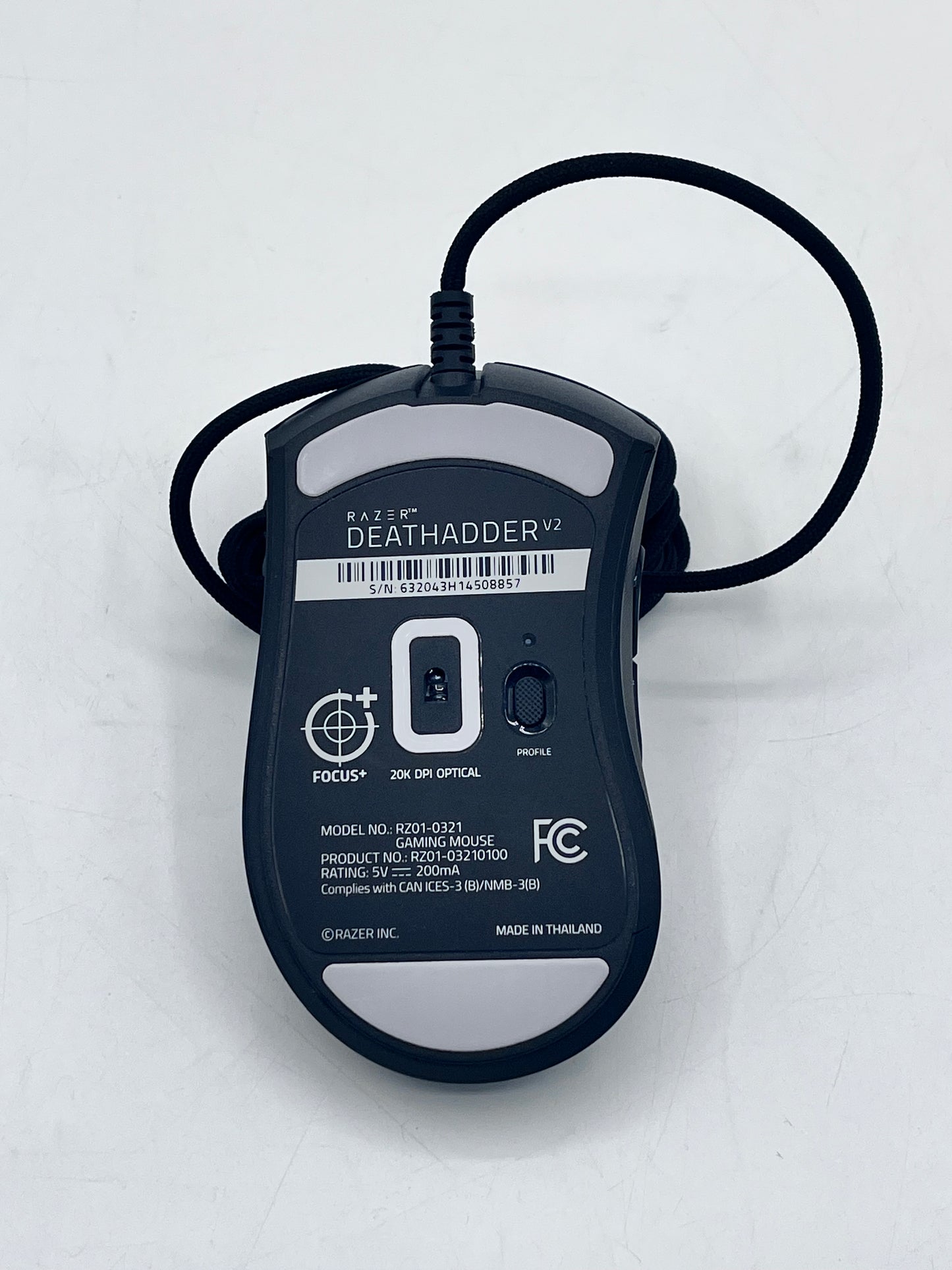 Razer Deathadder V2 Gaming Mouse - Black