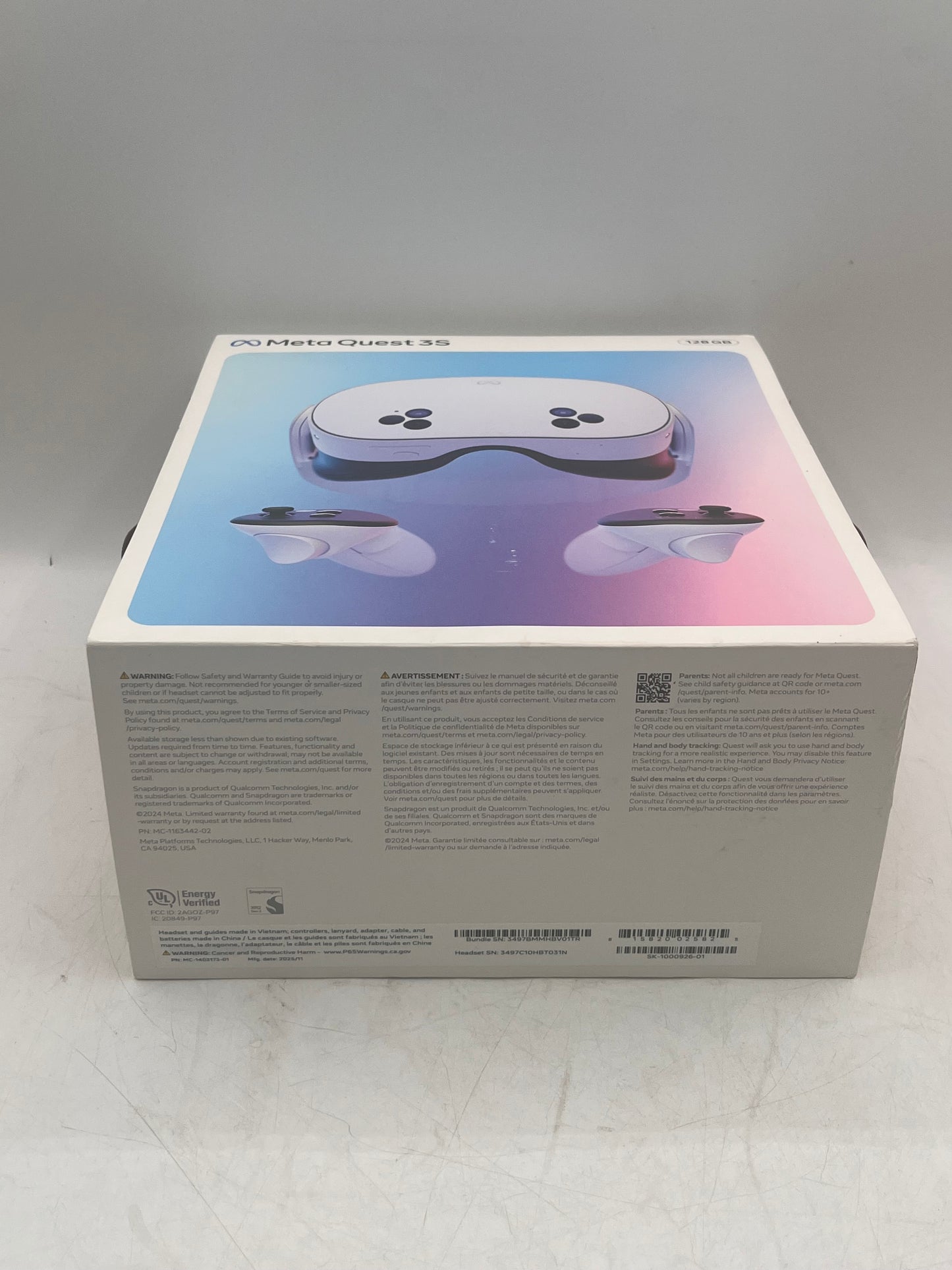 New Meta Quest 3S 128GB Standalone All-in-One VR Headset P97