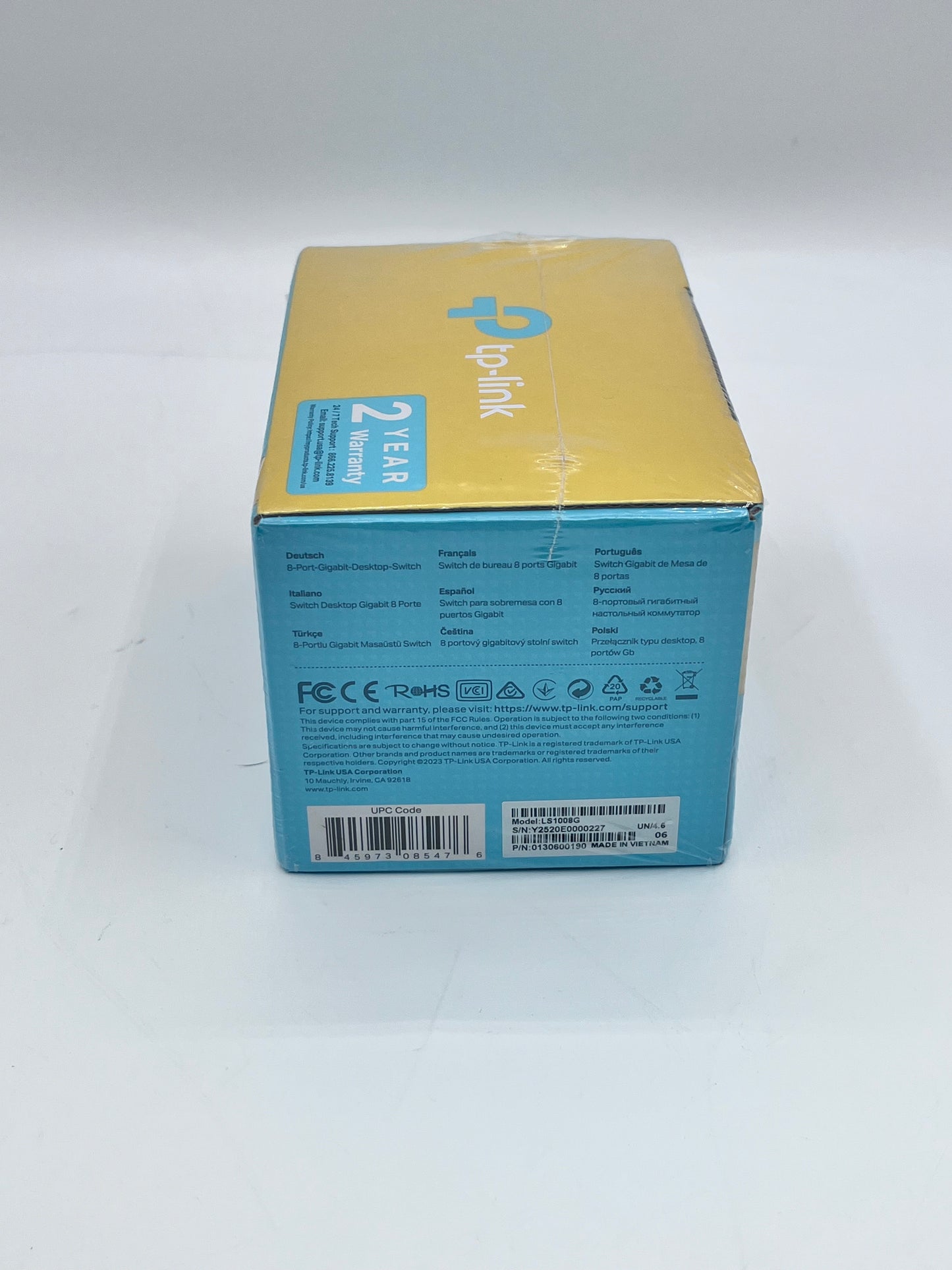 TP-Link LS1008G 8-Port Gigabit Switch Networking Device - Black