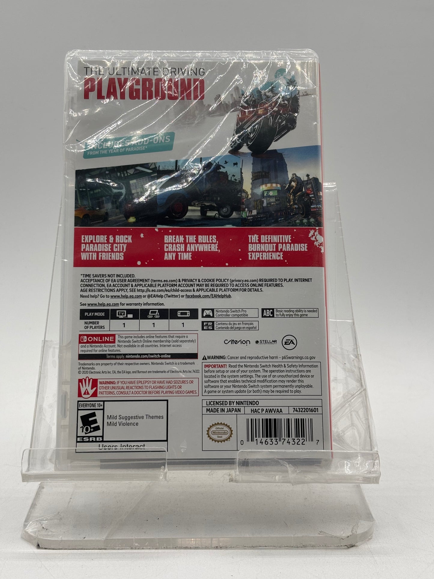Nintendo Switch--Burnout Paradise Remastered