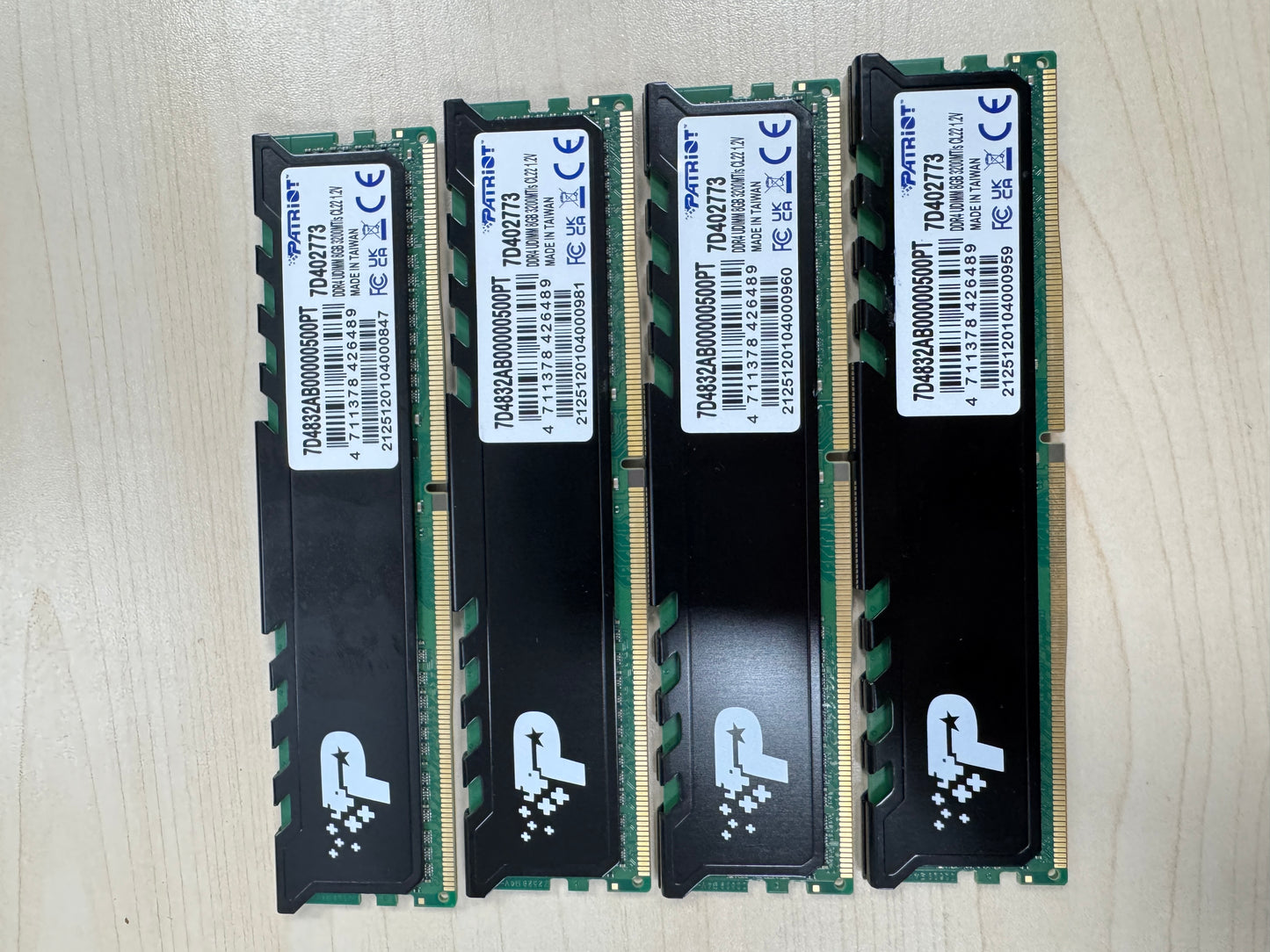 Patriot Signature Line DDR4 DIMM 16GB (4x8GB) 2666MHz PC4-21300 RAM