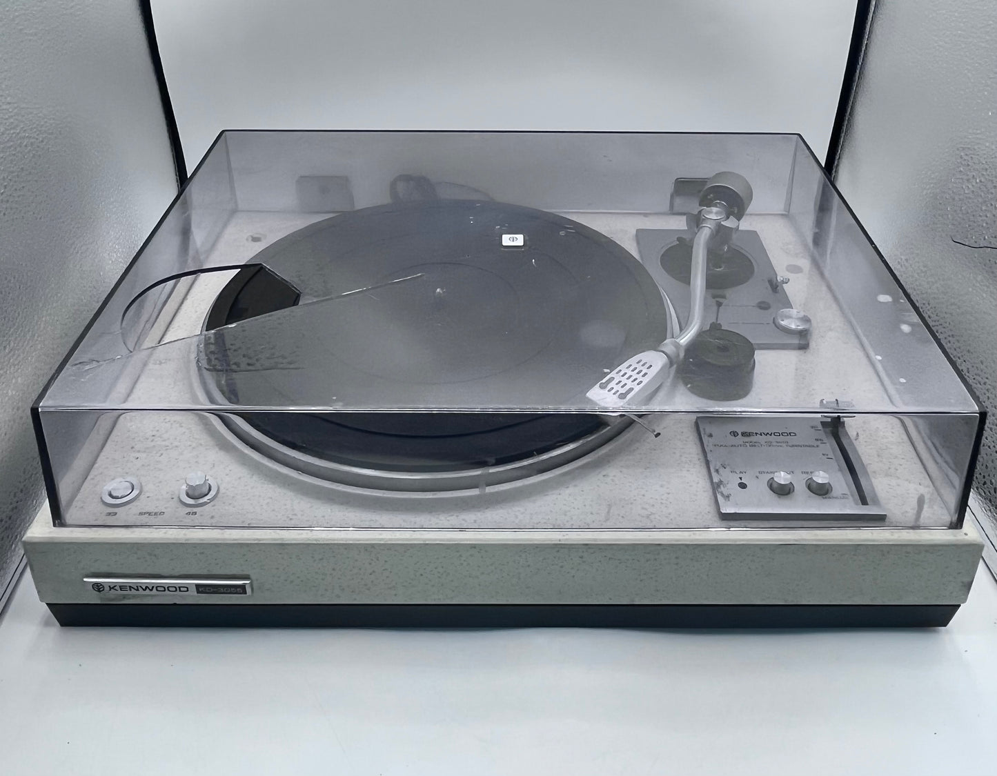 KENWOOD KD-3055 Turntable Tested Free Shipping READ