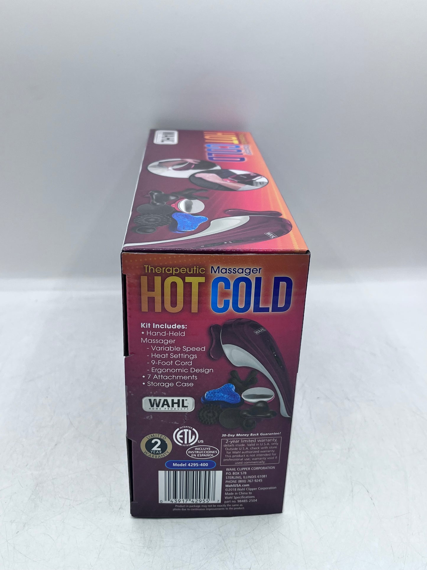 WAHL Therapeutic Massager HOT COLD - Red