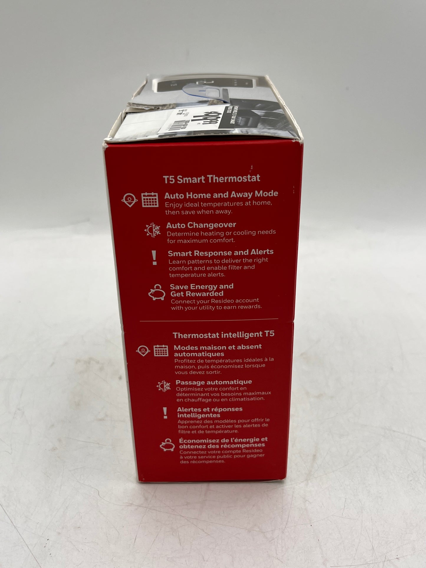 Honeywell Home T5 Touchscreen Programmable Thermostat White