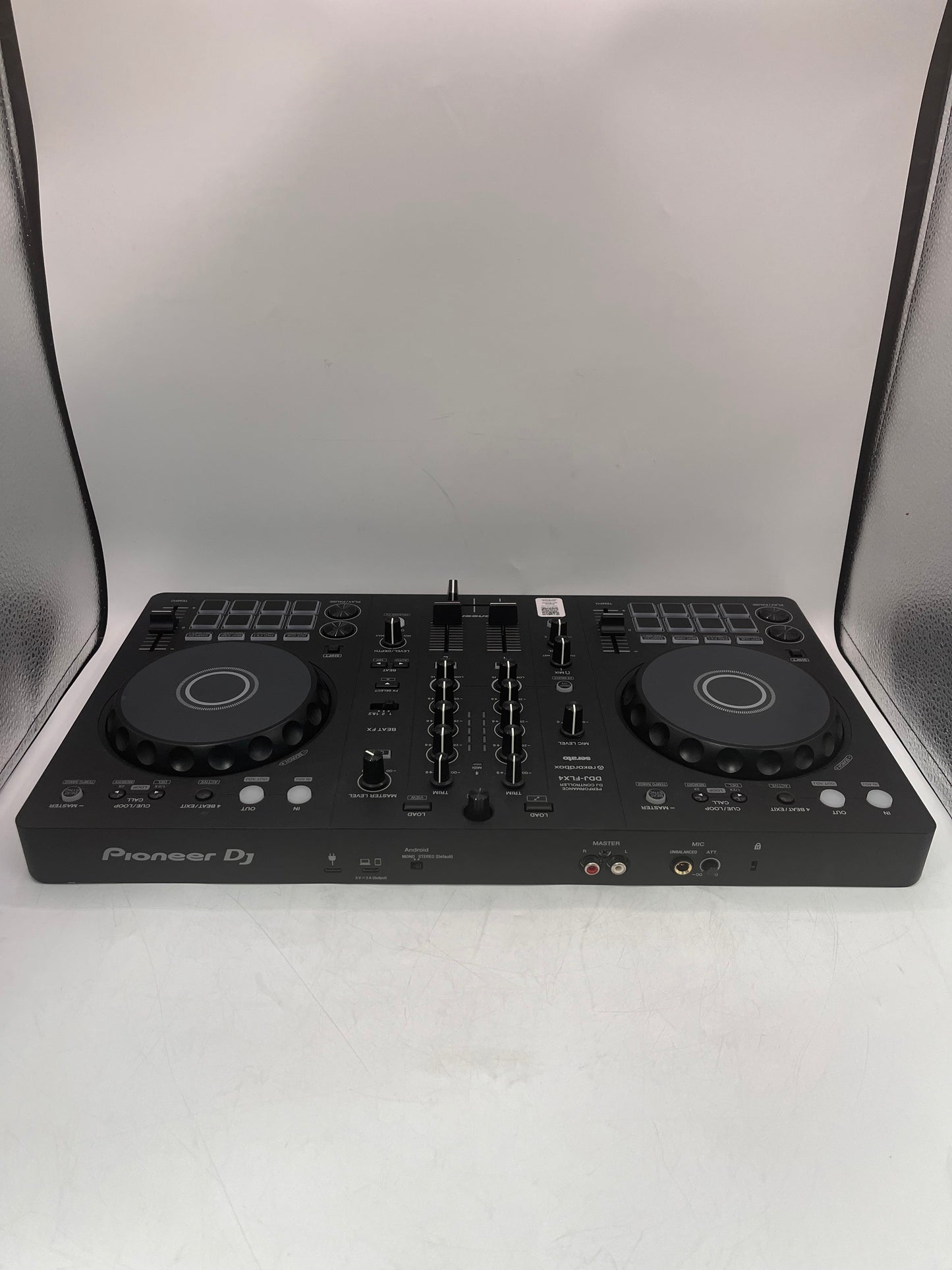 Pioneer DJ DDJ-FLX4 Double Deck Controller, 2-Channel, 16 Pads, Black Free Shipping