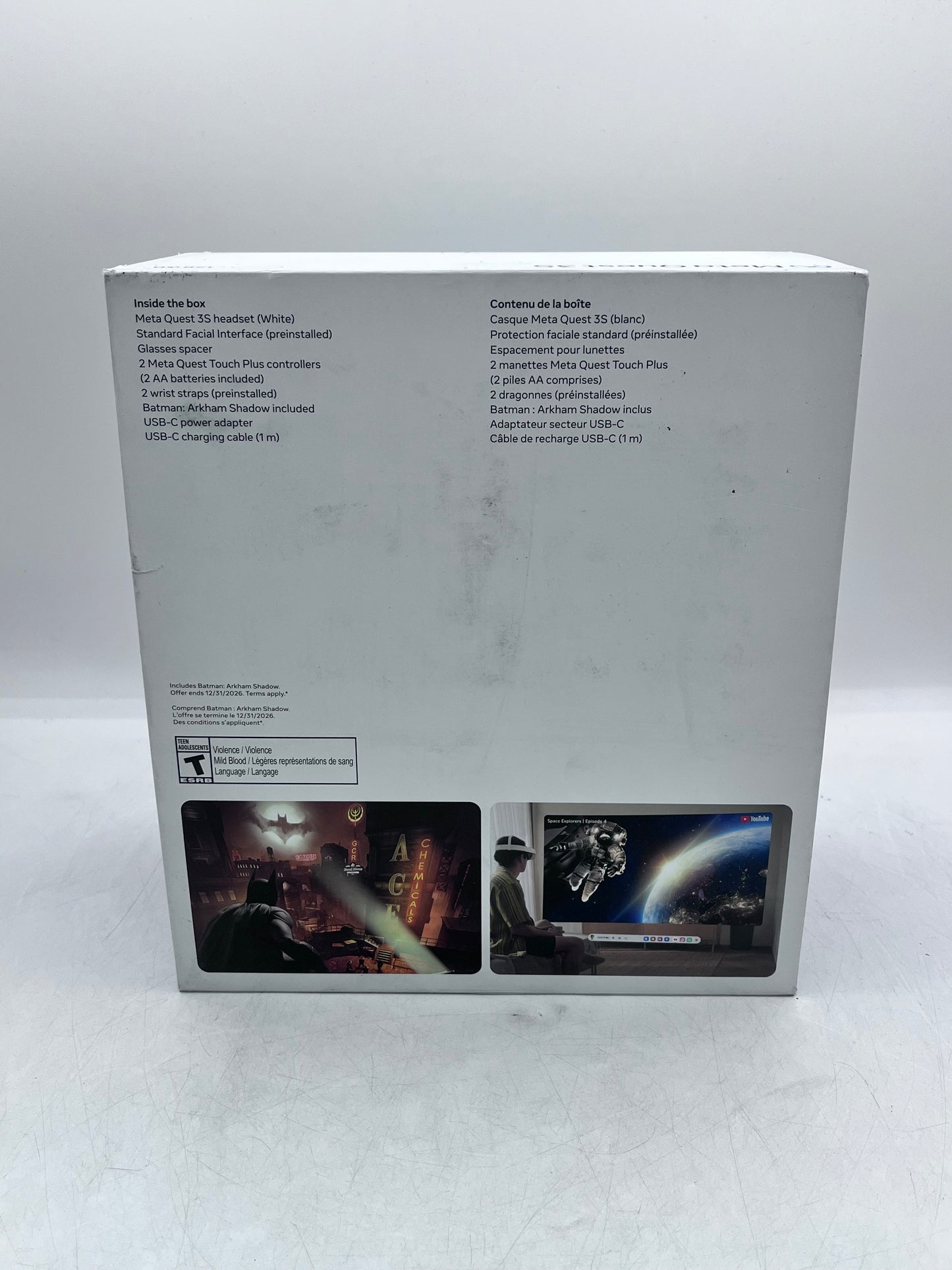 Meta Quest 3S 128GB -New! W/ Batman Arkham Shadow