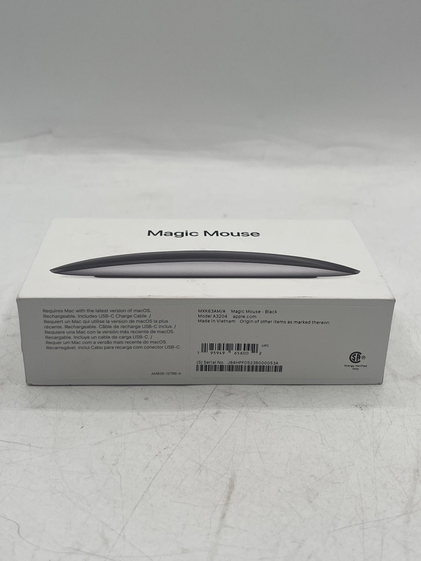 Apple Magic Mouse A3204 - Black