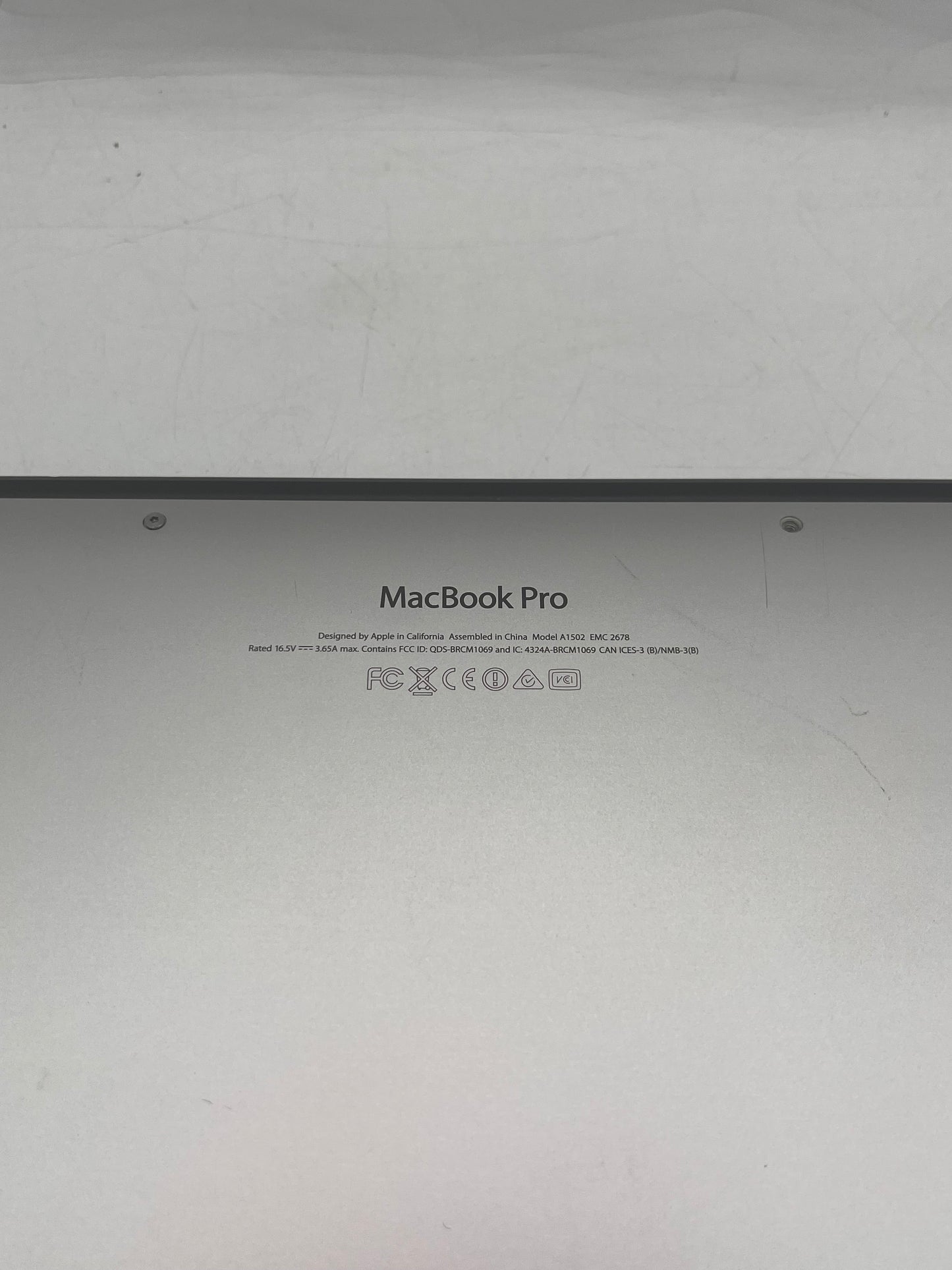 Apple MacBook Pro 13" A1502 2014 Laptop Core i5 8GB 256GB Silver NO OS