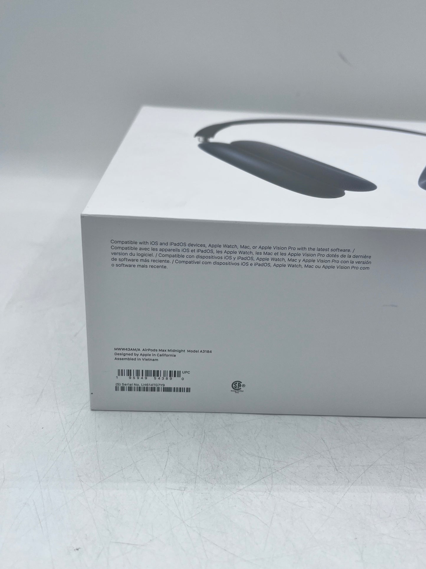 Apple AirPods Max USB-C (Midnight) A1384 MWW43AM/A - New and Sealed in Box Authentic