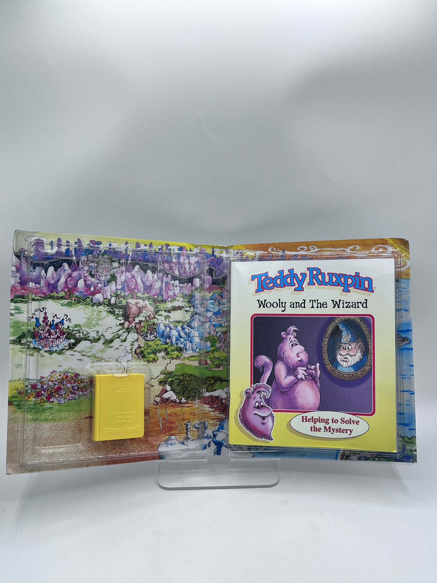 Teddy Ruxpin Doll 2006 Worlds Of Wonder With Cartridge & Treasures Series READ