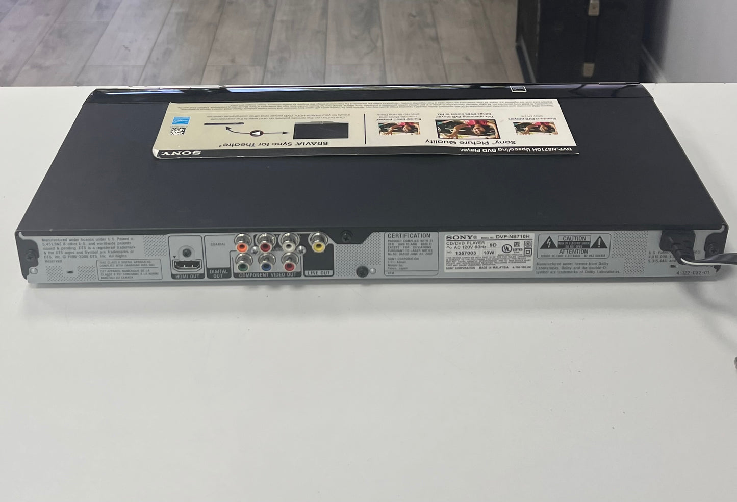 Sony DVP-NS710H 1080p HDMI DVD CD Player - Black