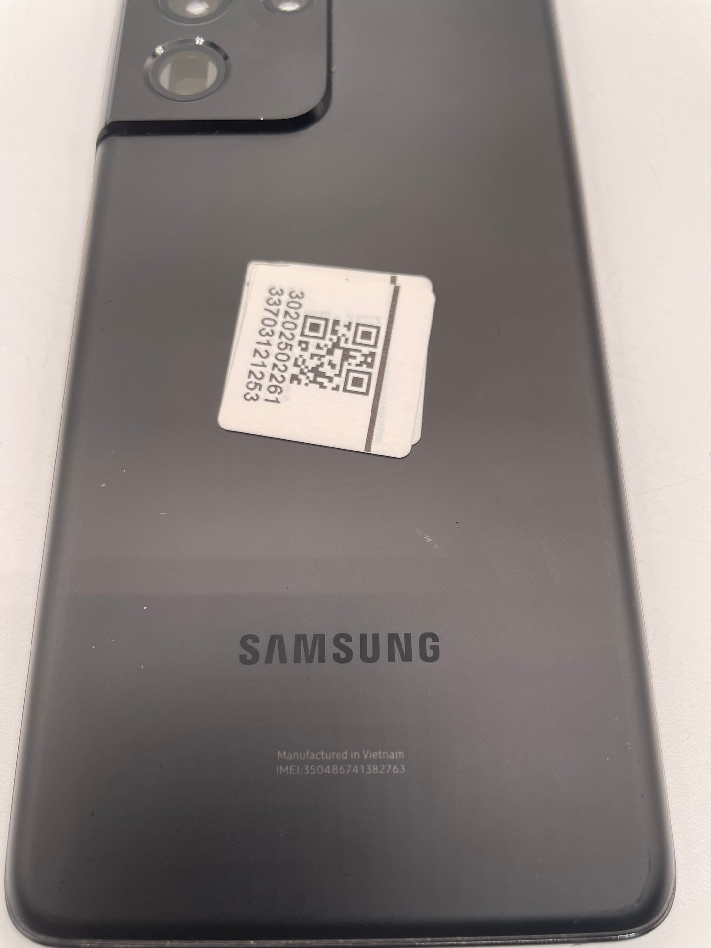 Unlocked Samsung Galaxy S21 Ultra 5G 128GB G998U Phantom Silver Cracked Screen