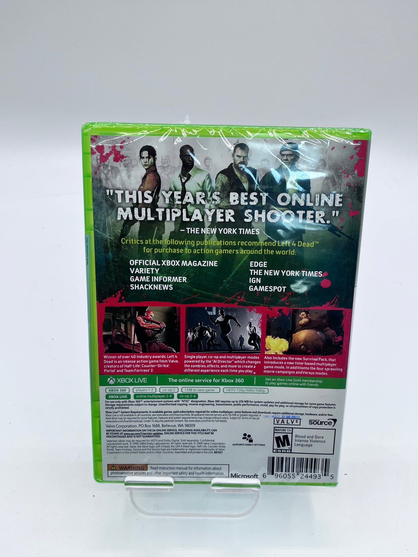 Xbox 360 Left 4 Dead Video Game - Free Shipping!!!