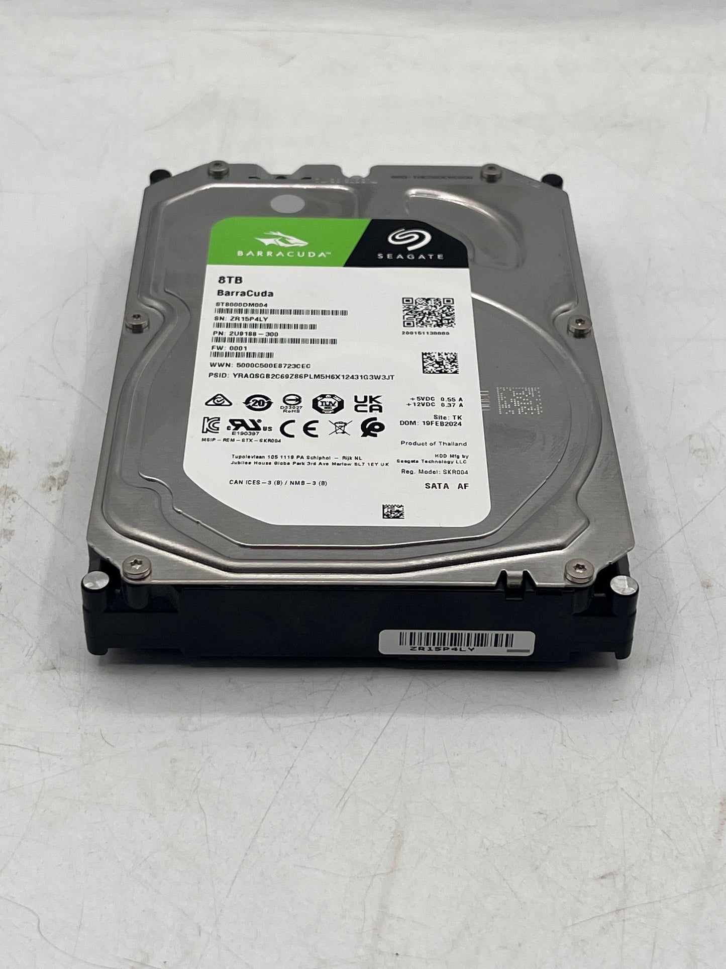 Seagate 3.5" Barracuda Compute 8TB SATA III 6Gbps HDD ST8000DM004