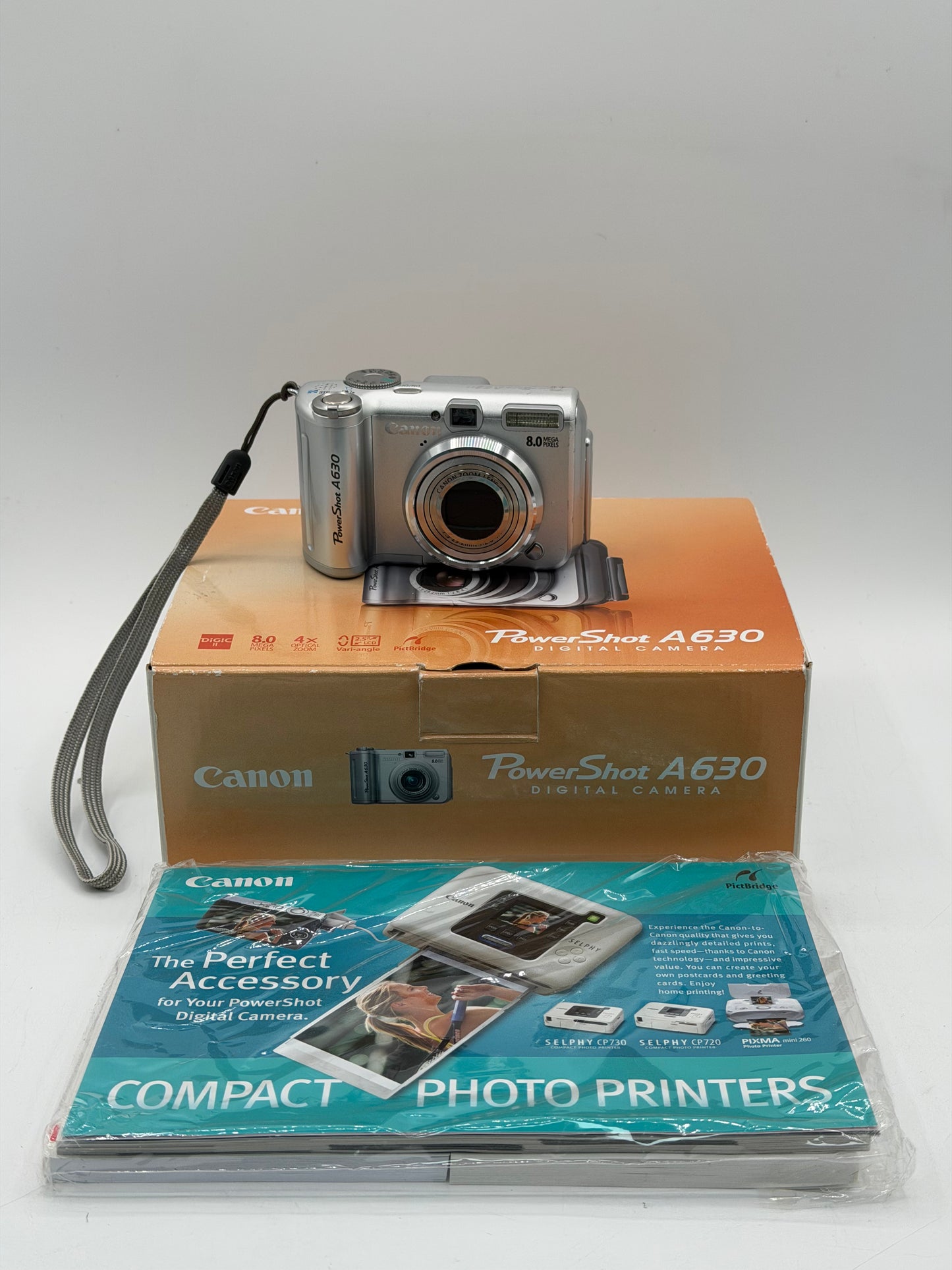 Canon PowerShot A630 8.0MP Digital Camera 8MP 4x Optical Zoom