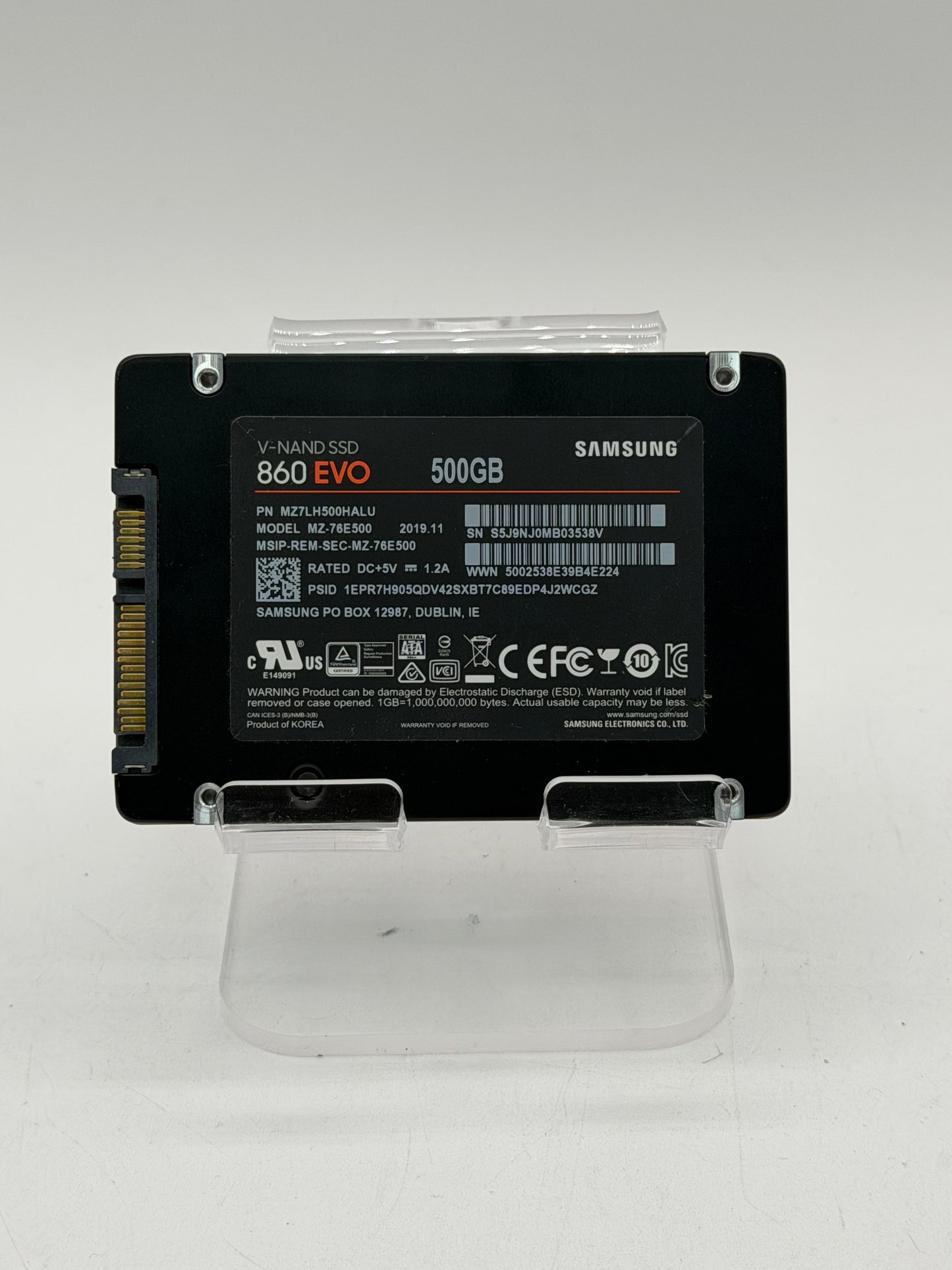 Samsung 860 EVO 500GB Internal SSD