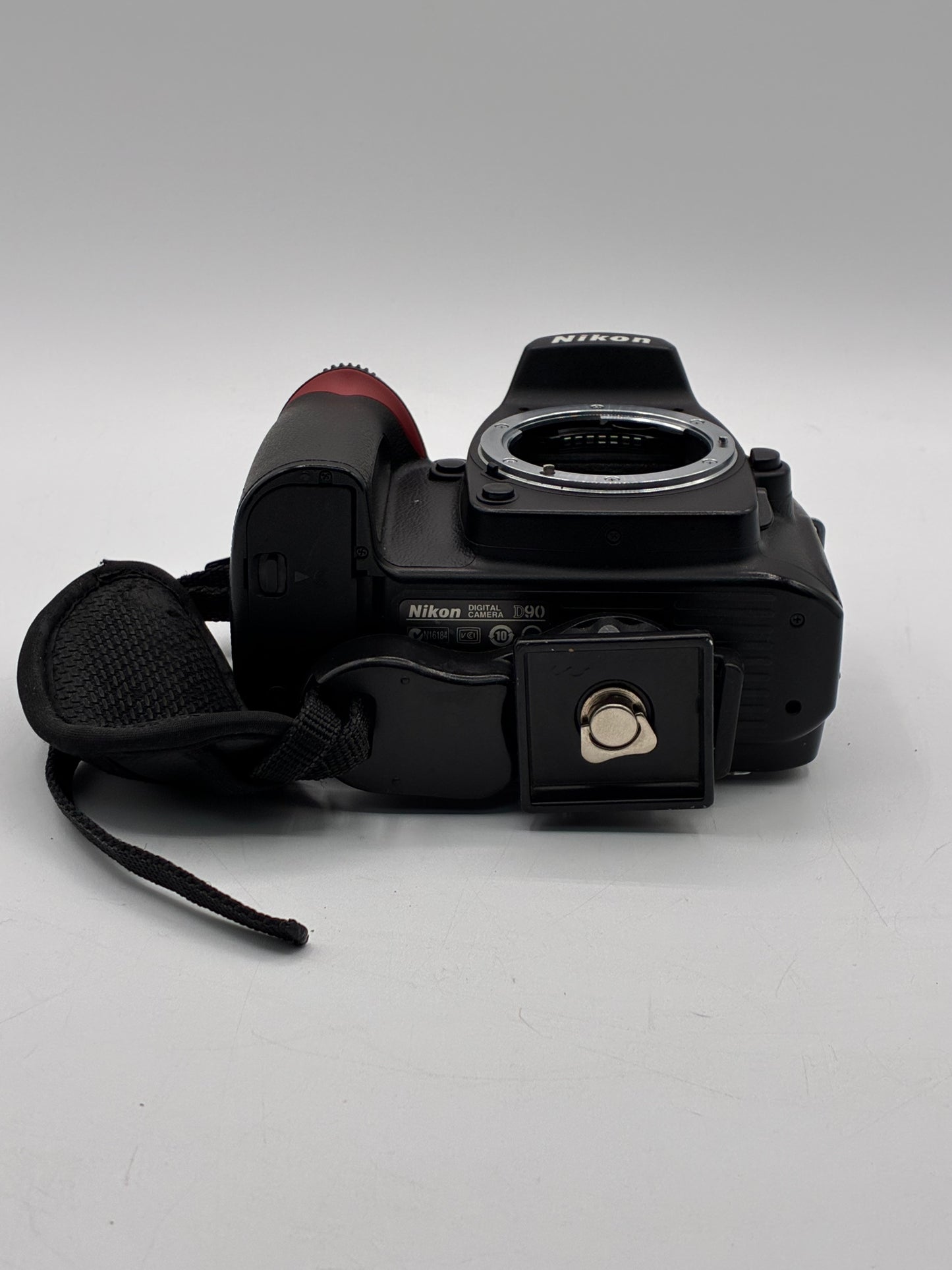 Nikon D90 Black Digital Camera with Battery and Wrist Strap - Tested Working!