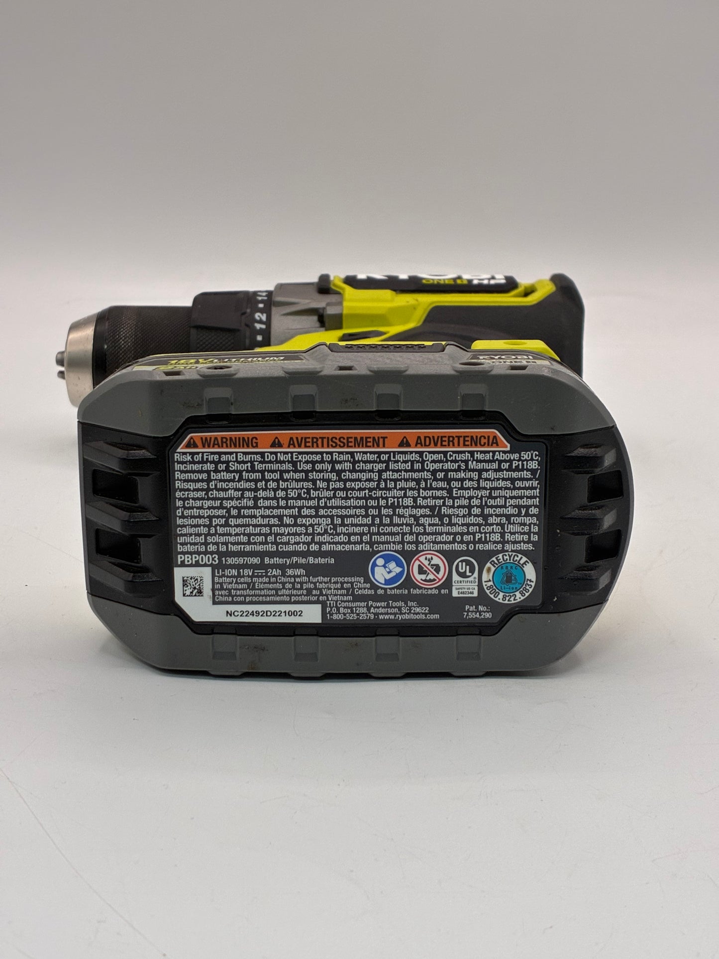 Ryobi RYOBI PBLDD01 ONE+ HP 18V Brushless Cordless Drill/Driver