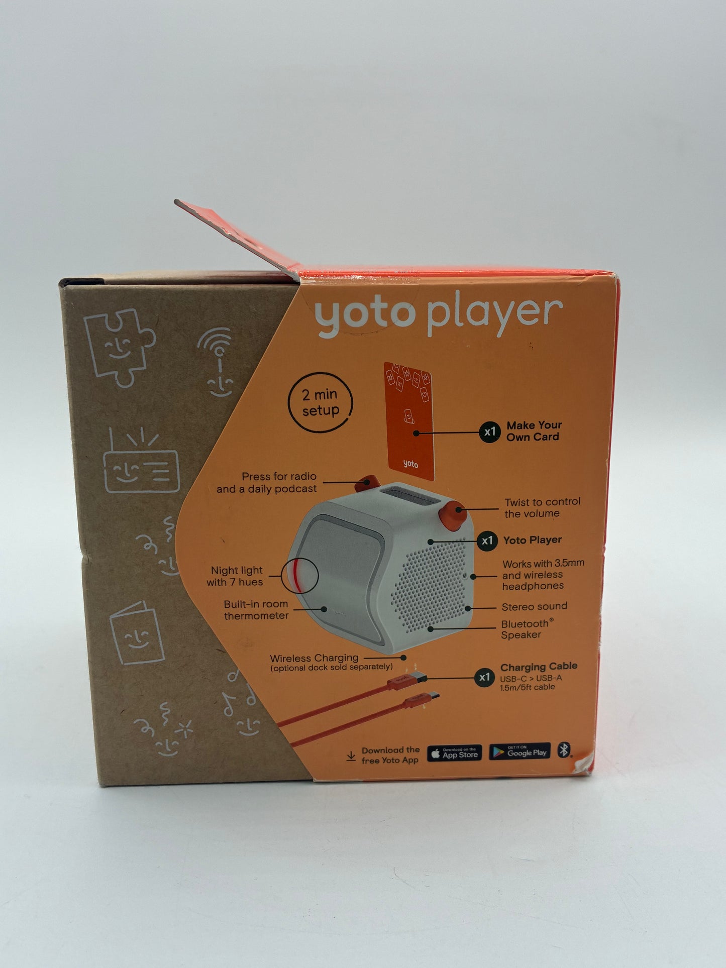 Yoto Player 3rd Generation Speaker White - New In Box