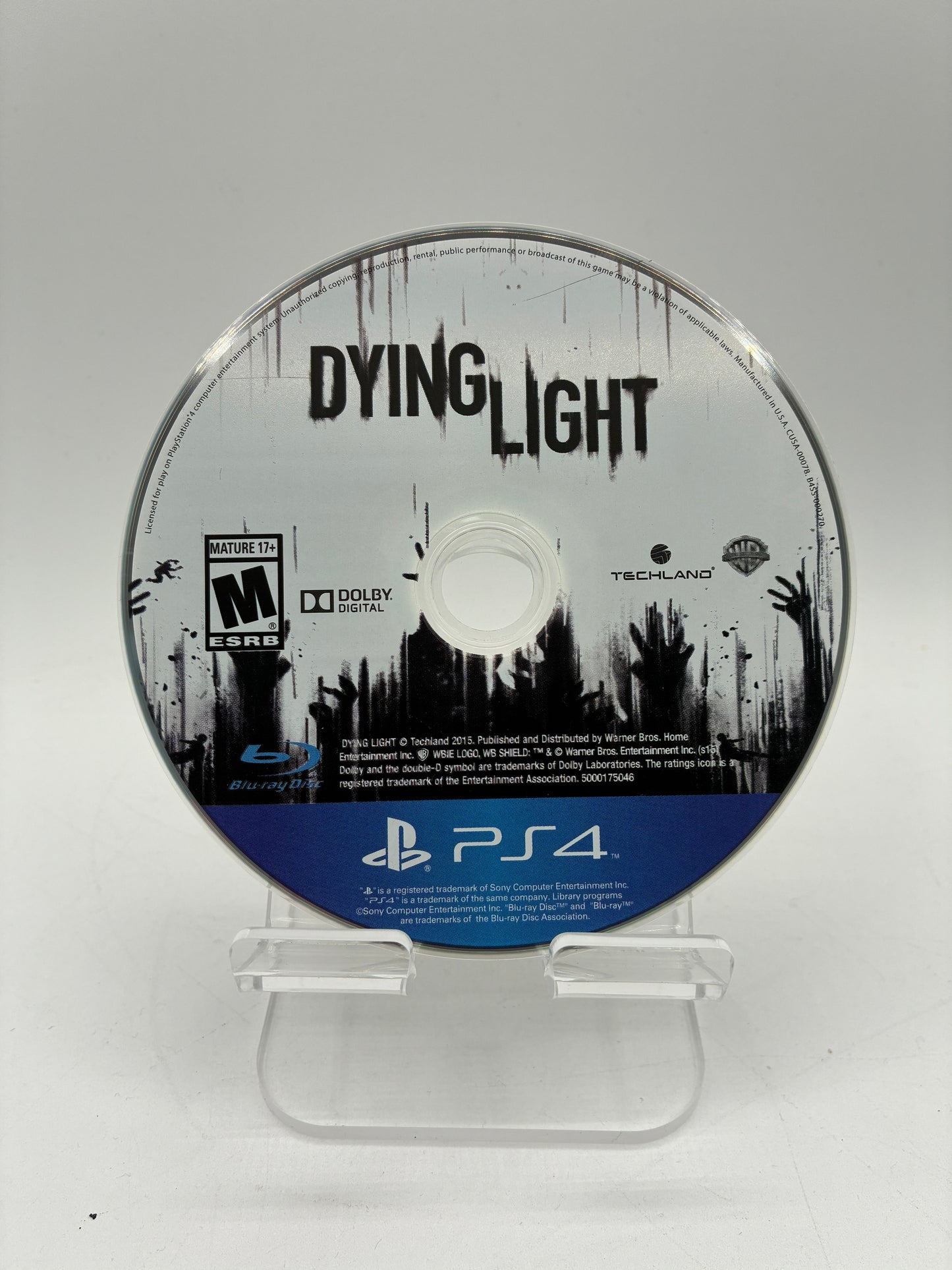 Playstation 4 Dying Light - Free Shipping!