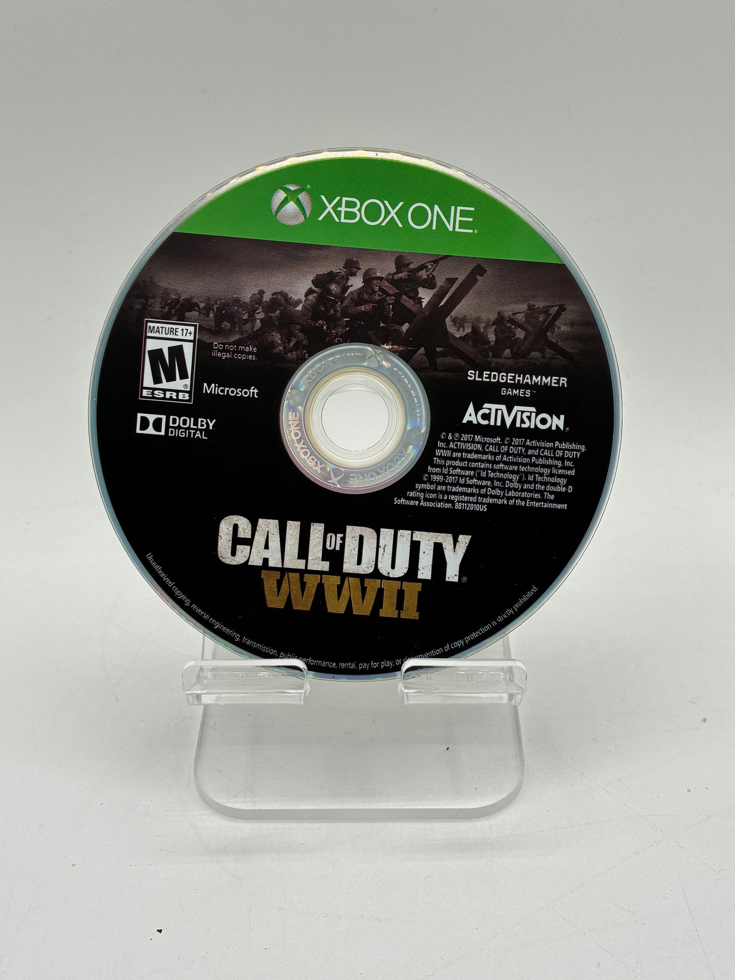 Xbox One Call of Duty WWII Black with Box - Free Shipping!