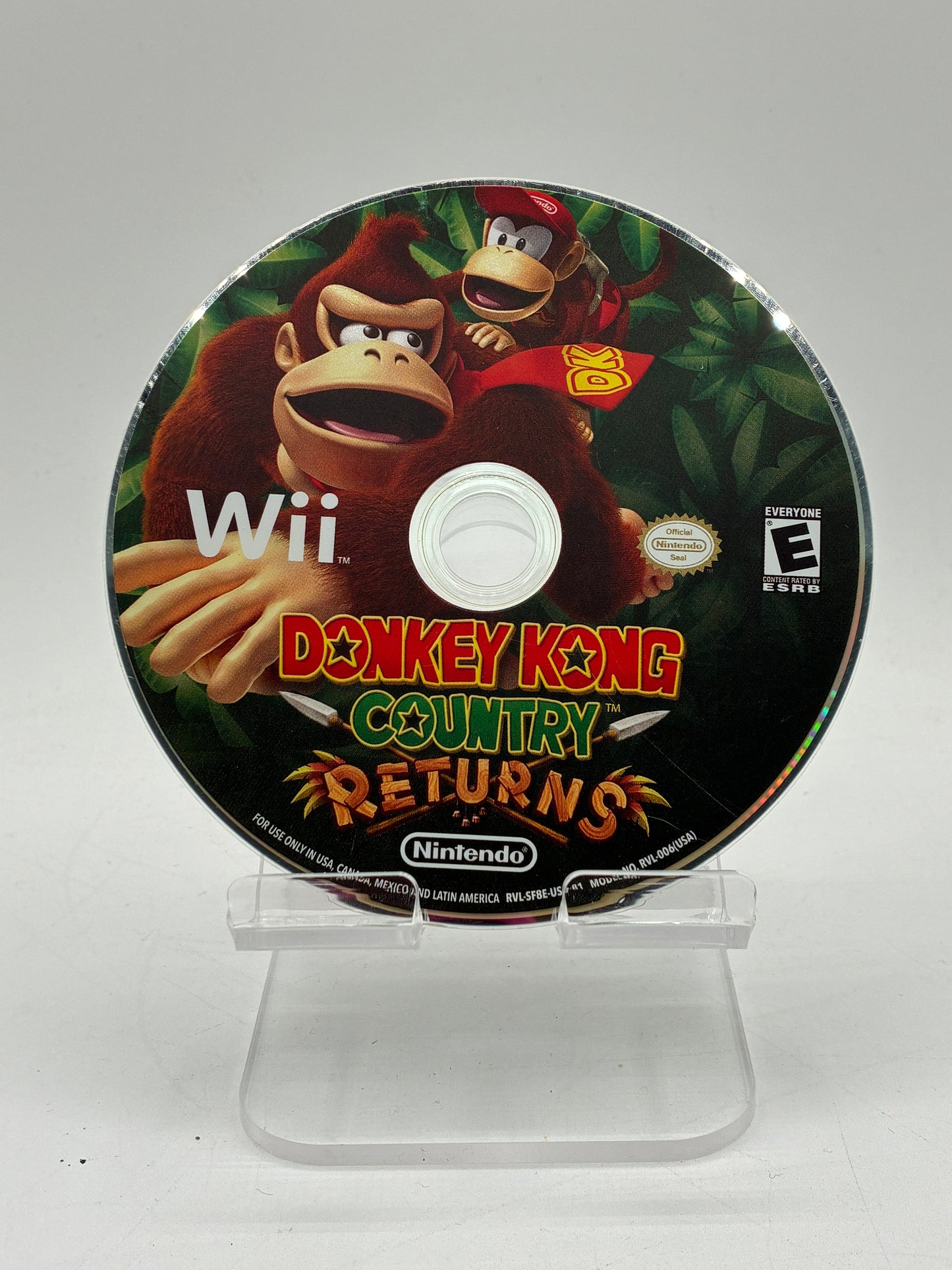 Nintendo Wii Donkey Kong Country Returns Video Game - Free Shipping!