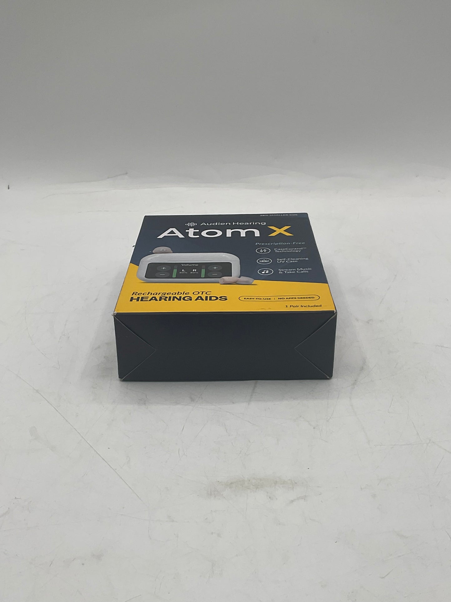 Audien ATOM X Wireless Rechargeable OTC Hearing Aids TOUCH SCREEN