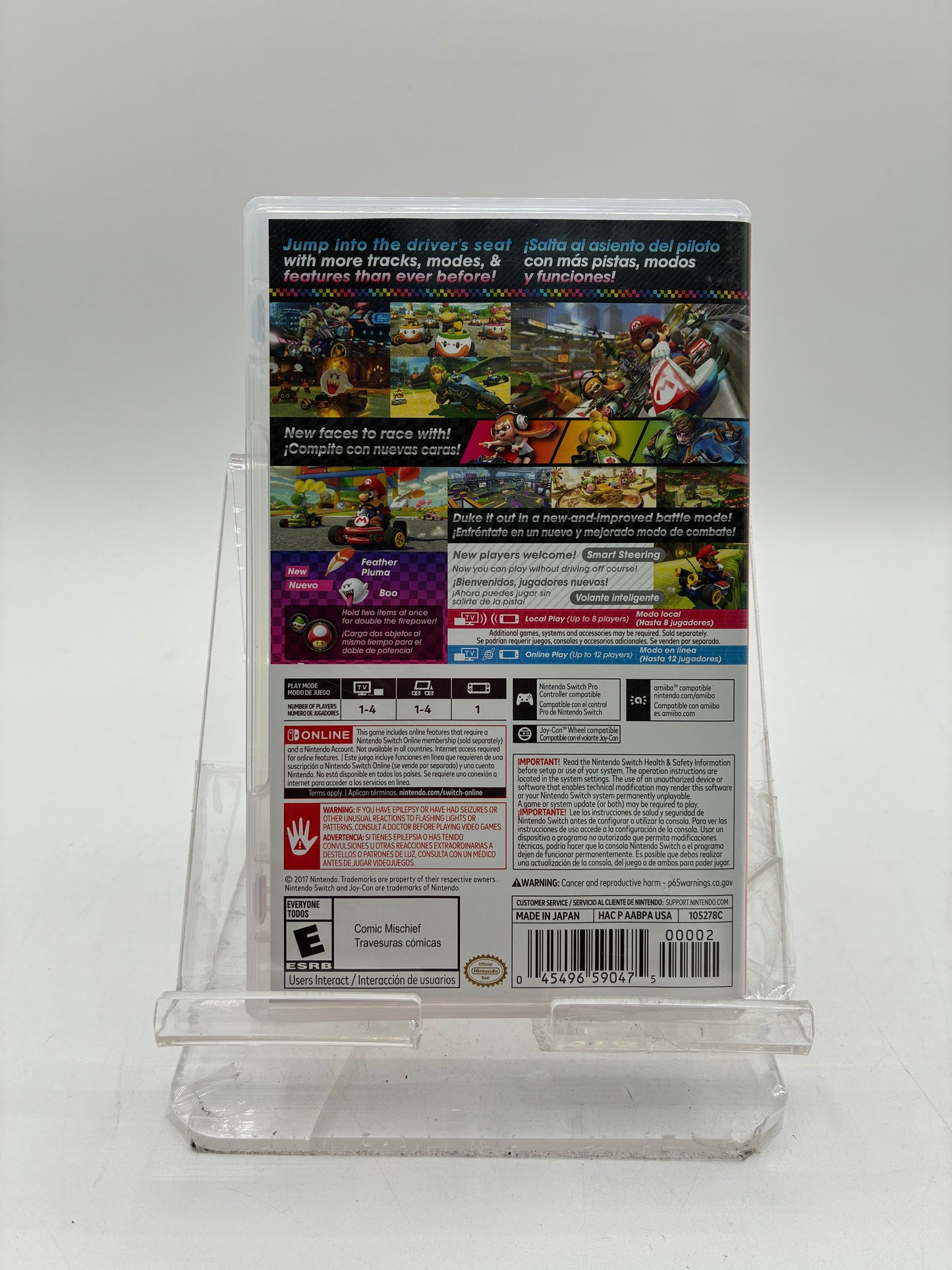 Nintendo Switch Mario Kart 8 Deluxe Video Game - Free Shipping