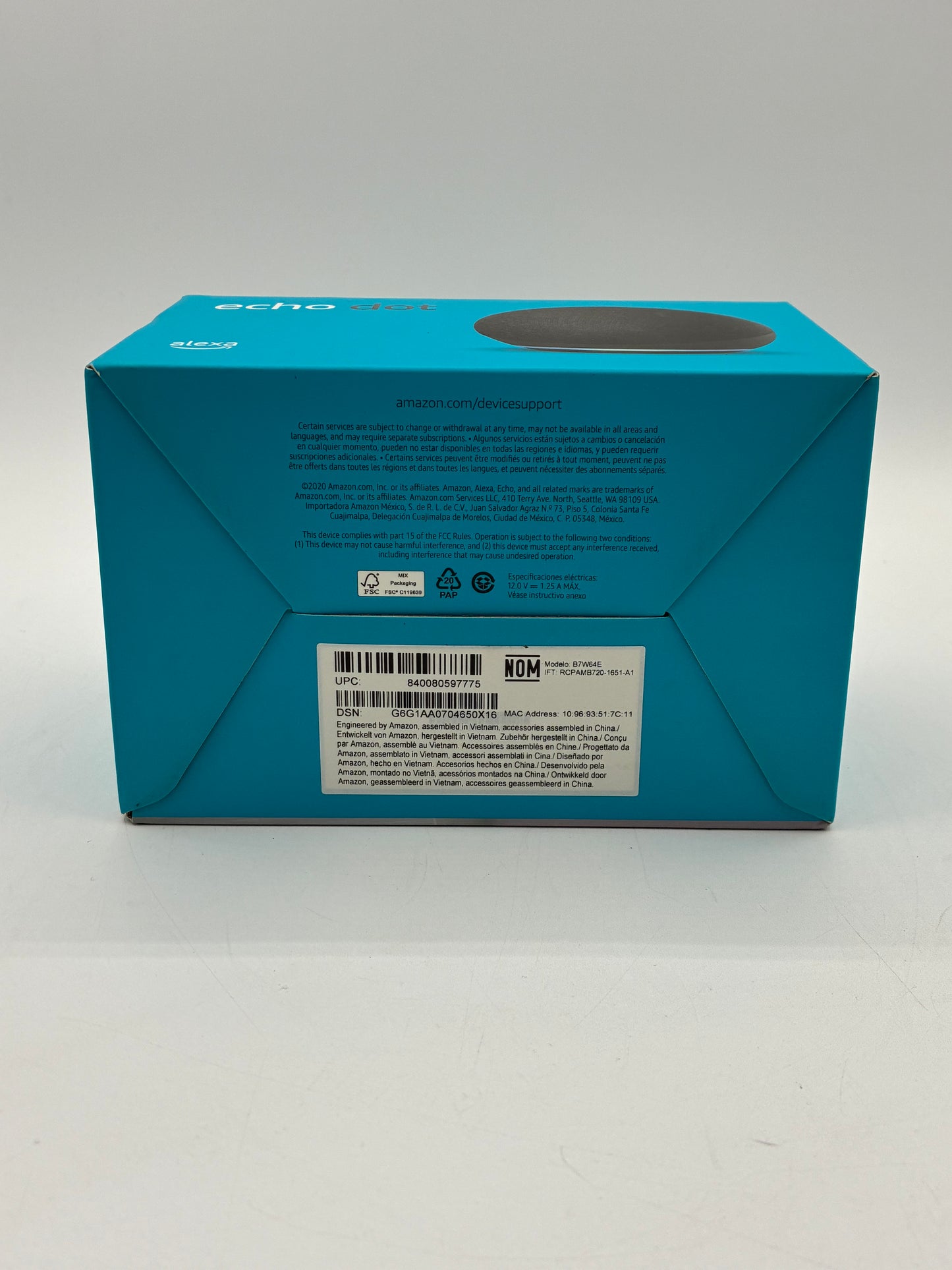 Amazon Echo Dot 4th Gen Smart Speaker with Alexa