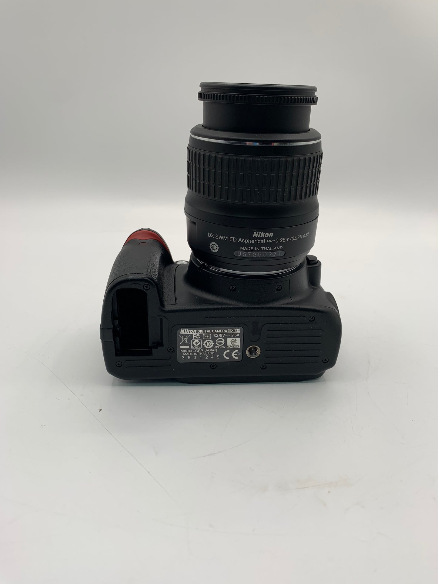 Nikon D3000 Digital SLR Camera 10.2MP with 18-55mm Lens w/ Battery Tested Free Shipping