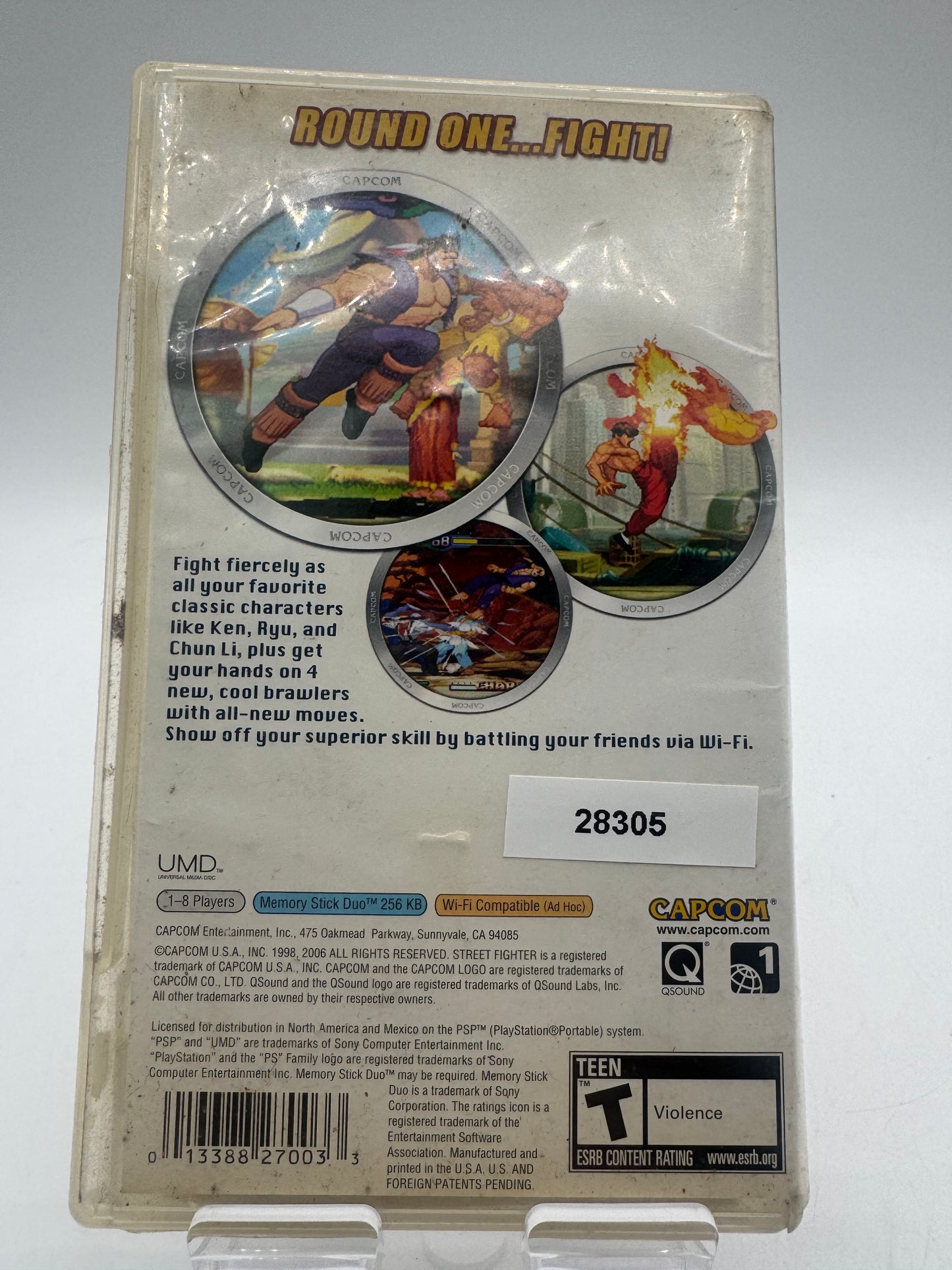 PSP Street Fighter Alpha 3 Max - Free Shipping!