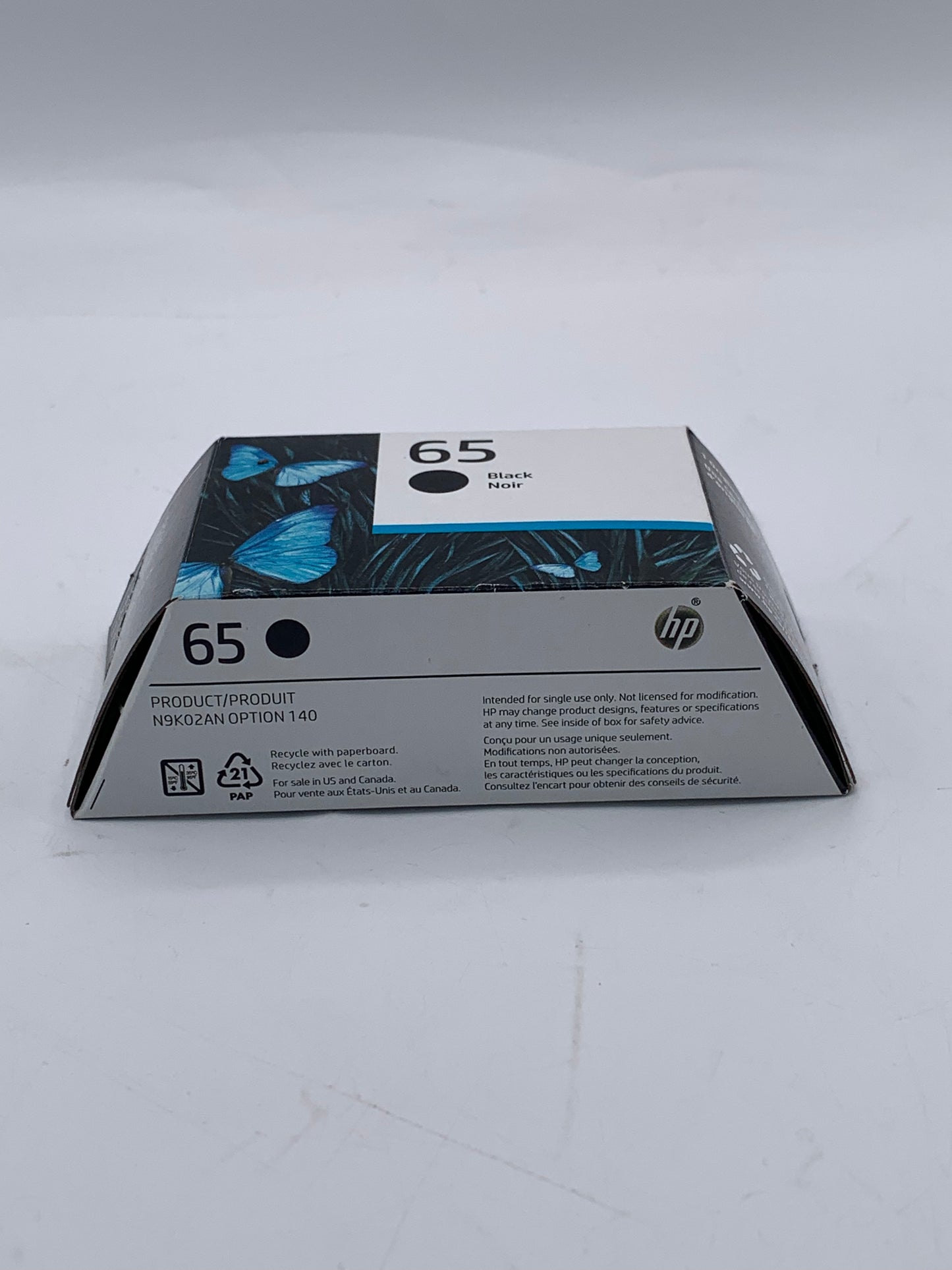 Original Genuine HP 65 Black Printer Ink Cartridge - New In Box OEM