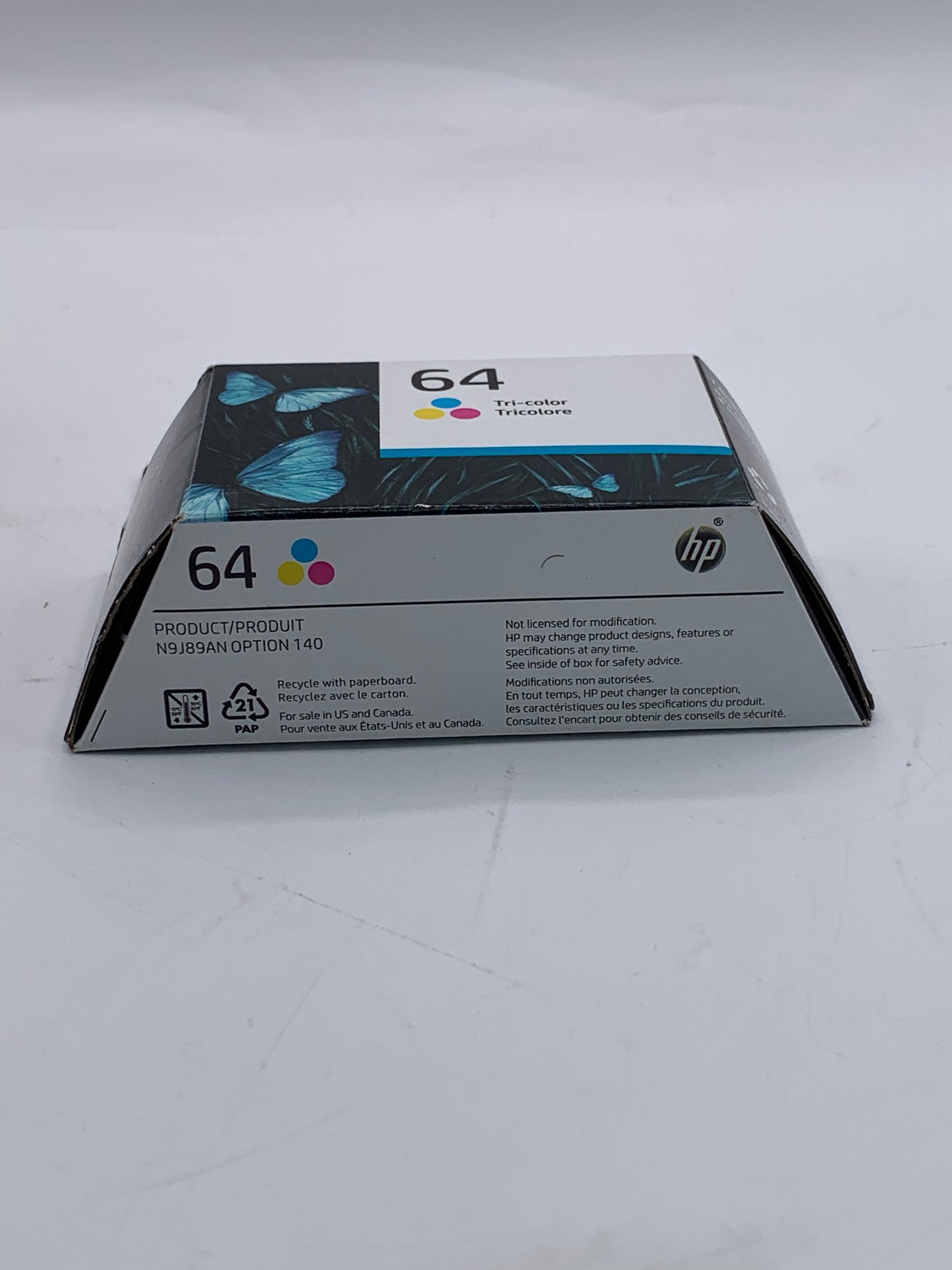 HP 64 Tri-Color Ink Cartridge Multi-Colored - New In Box