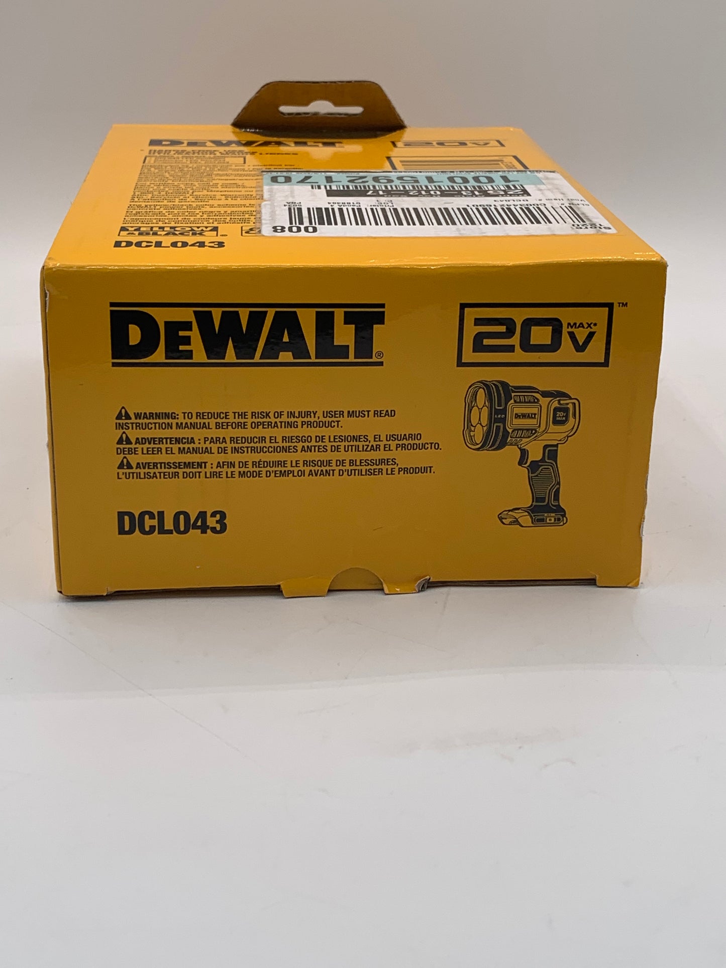 DeWalt DCL043 Cordless LED Work Light Multi-Colored