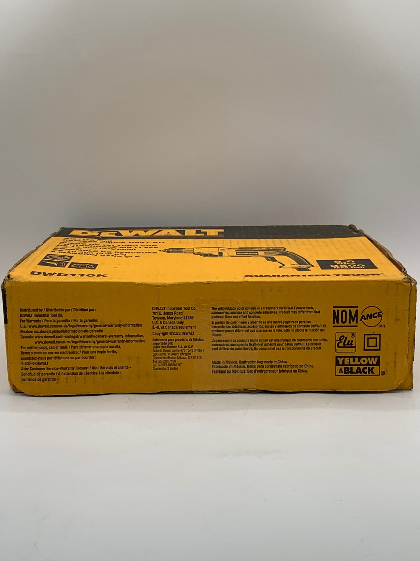 DEWALT DWD110 1/2 Inch Mid-Range Drill Multi-Colored New In Box