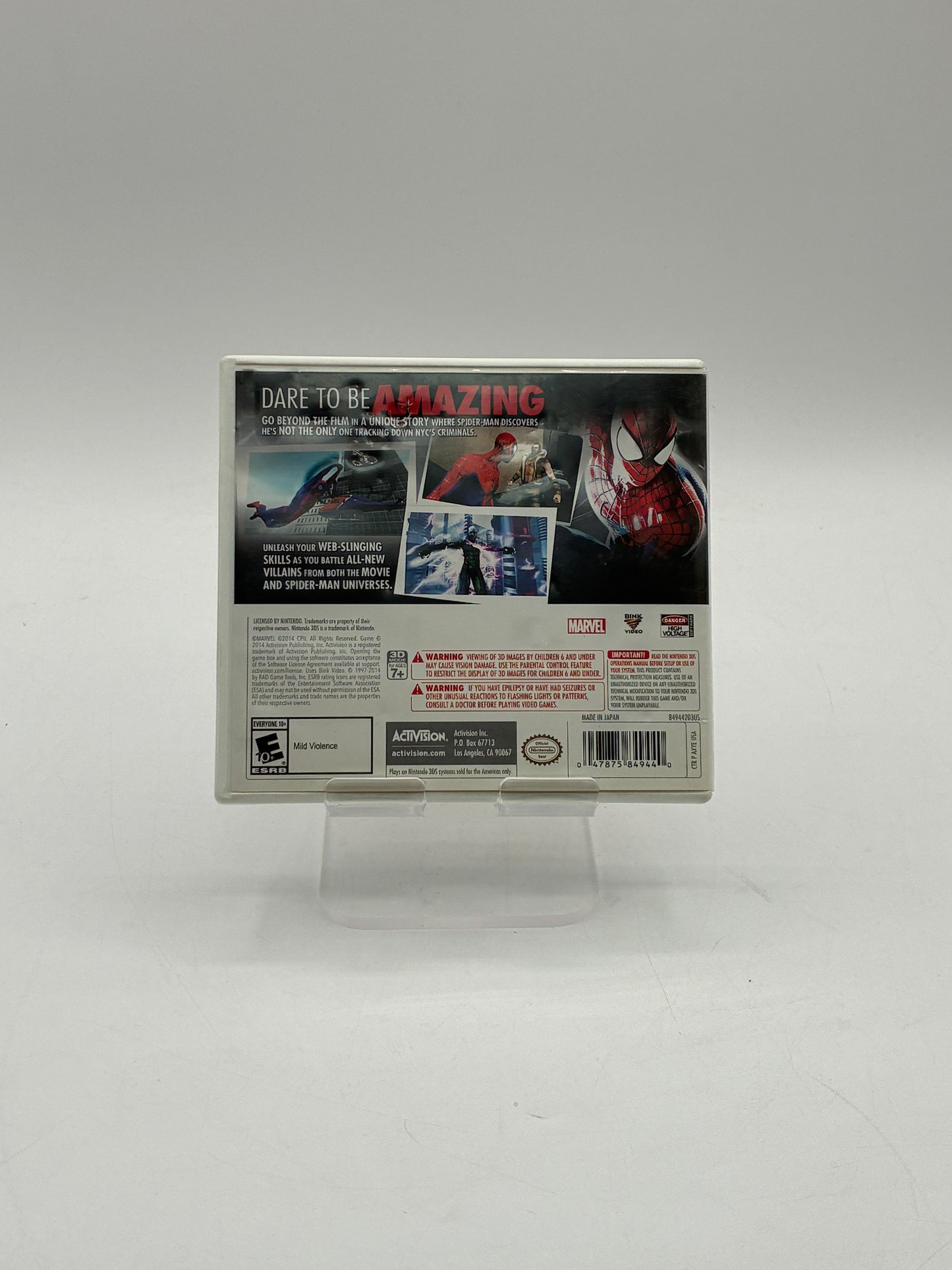 Nintendo 3DS Amazing Spiderman 2 - Free Shipping!