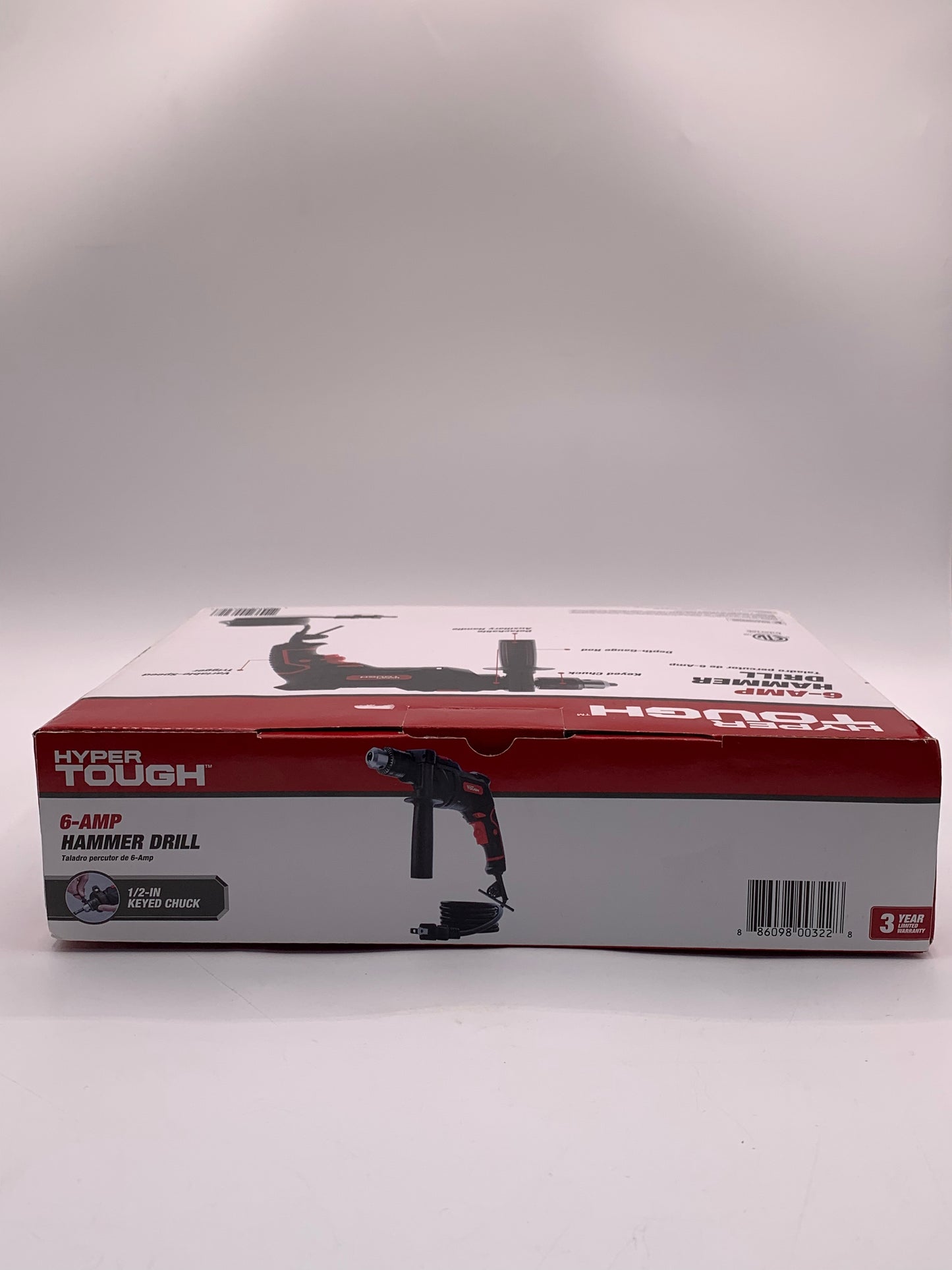 Hyper Tough 6 Amp Hammer Drill - New In Box