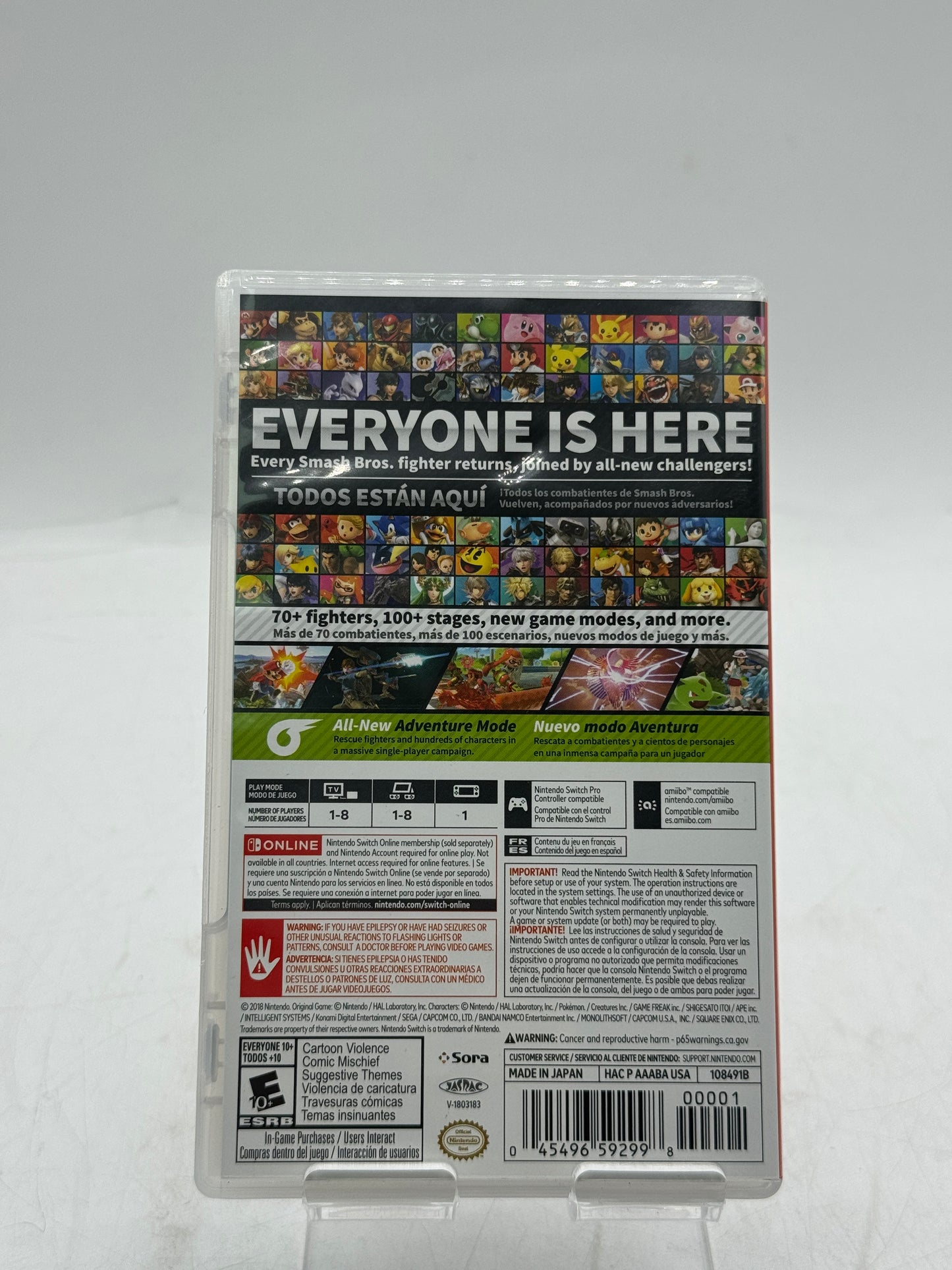 Super Smash Bros. Ultimate (Nintendo Switch, 2018) Tested Free Shipping