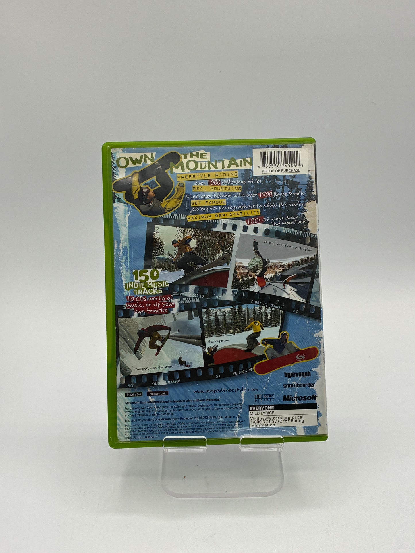 Xbox Amped Snowboarding Video Game - Free shipping