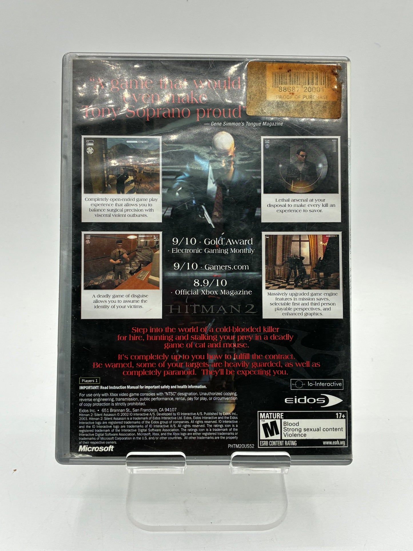 Xbox Hitman 2 Video Game - Free Shipping